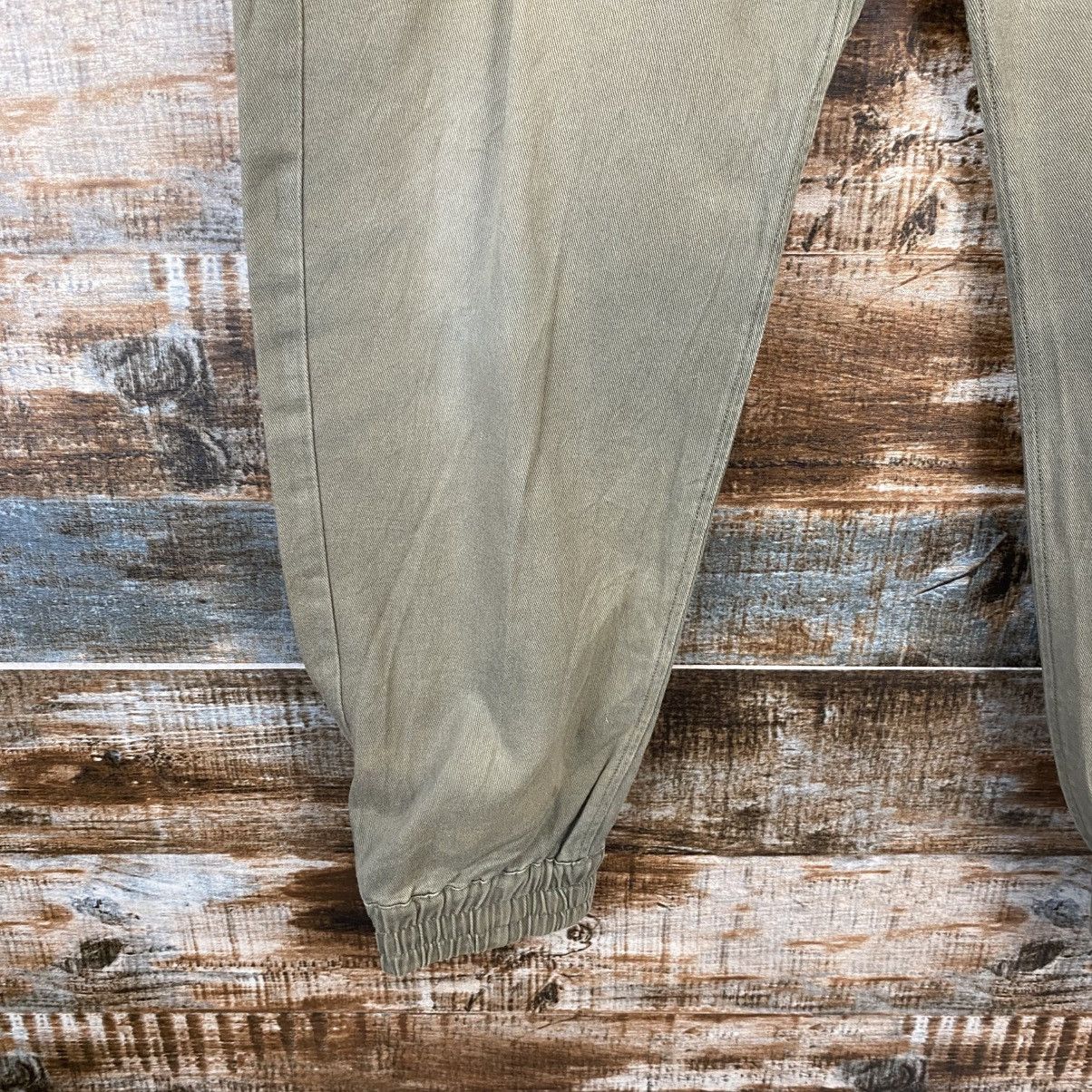 BASE CONTROL DL Base Control Green Joggers Pants #C764 Size US 29 - 11 Thumbnail