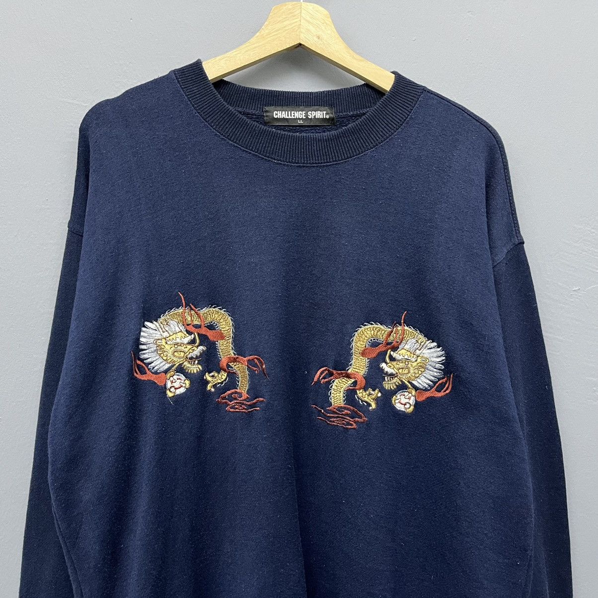 Japanese Brand Sukajan Dragon Japan Sweatshirt Size US XL / EU 56 / 4 - 3 Thumbnail