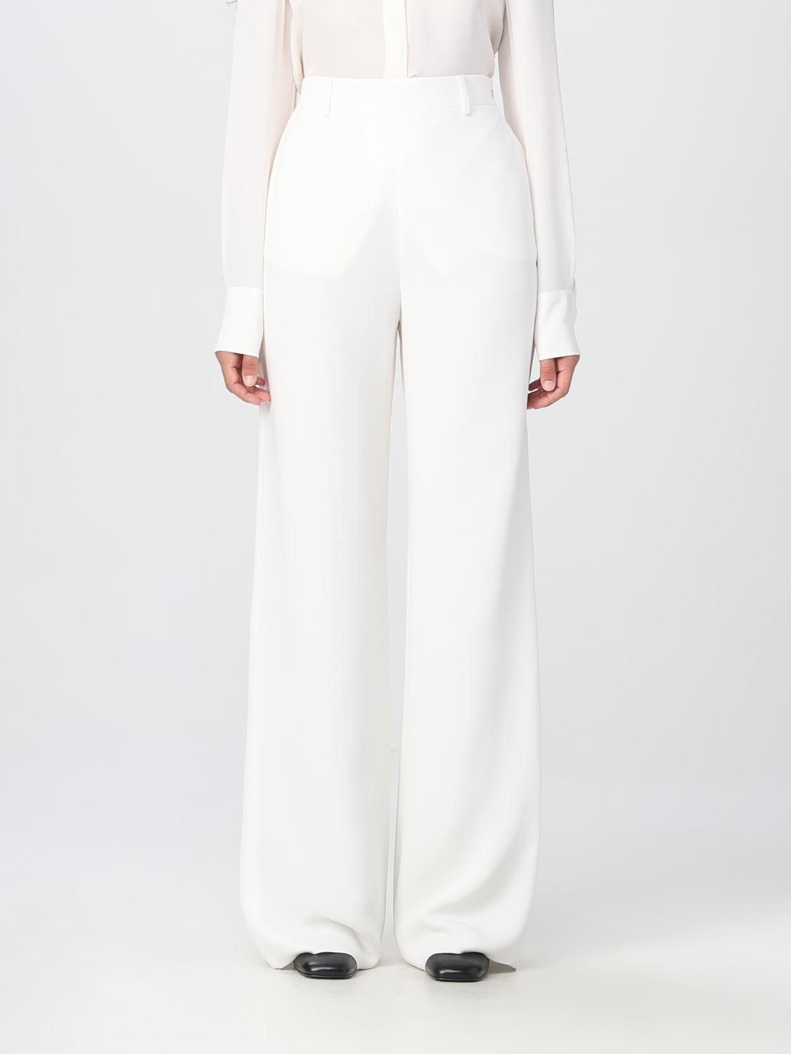 Valentino o1y0326 Casual Pant in White Size 30" / US 8 / IT 44 - 1 Thumbnail