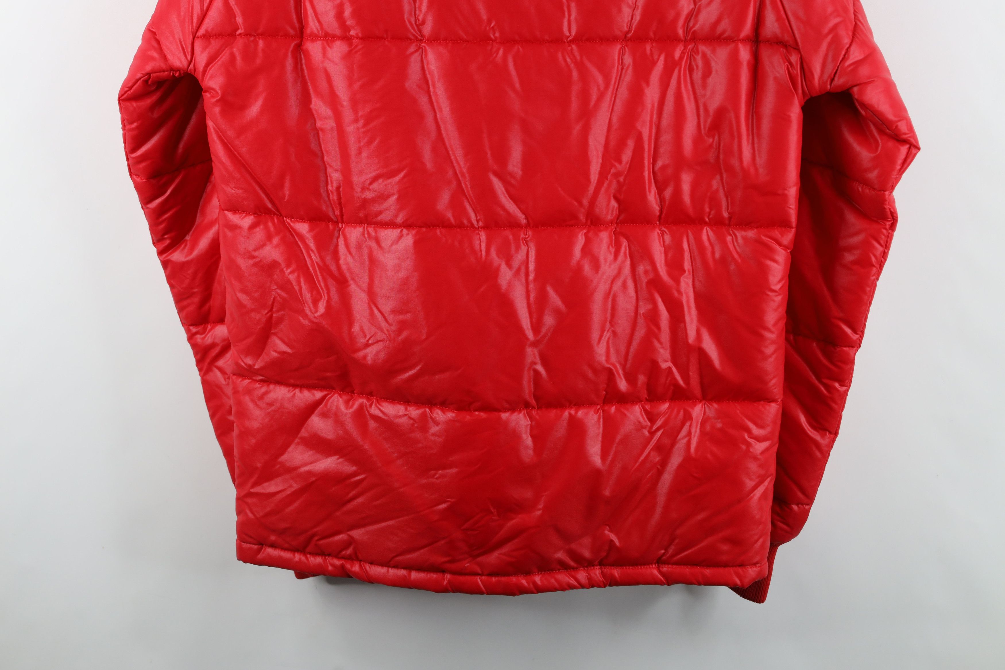 Vintage Vintage 70s Streetwear Full Zip Winter Puffer Jacket Red USA Size US S / EU 44-46 / 1 - 14 Thumbnail