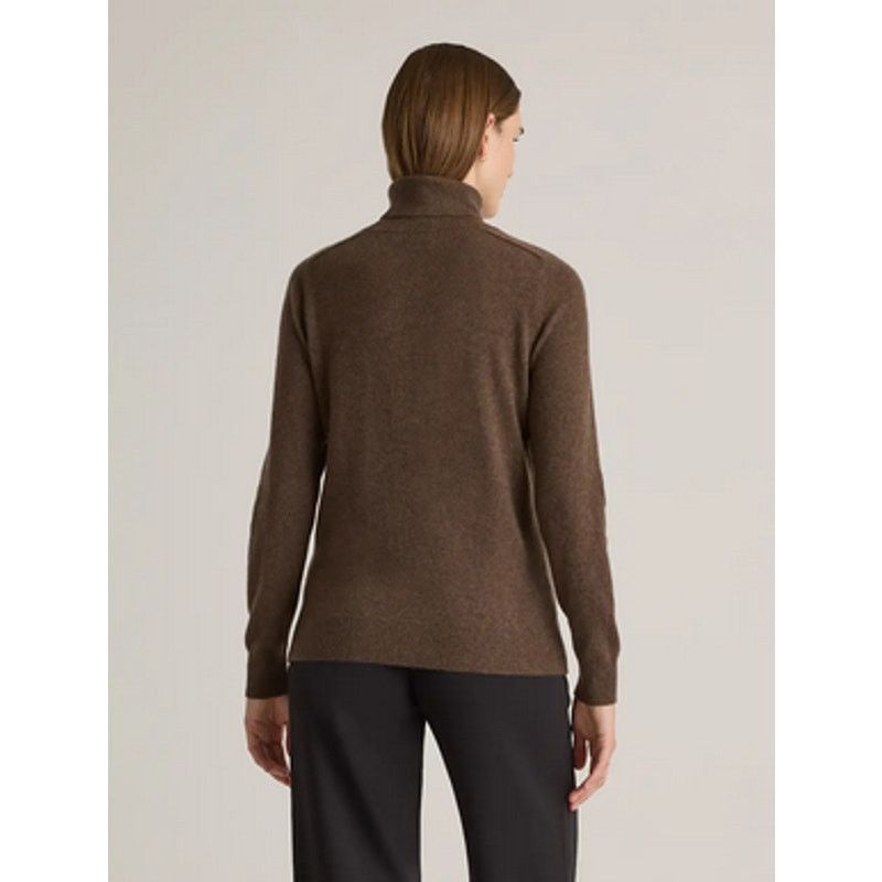 Quince Quince Cashmere Brown Turtleneck Sweater NWOT Small Size S / US 4 / IT 40 - 6 Thumbnail