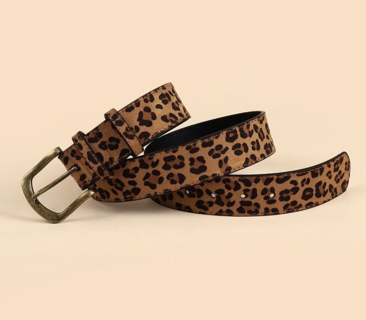 Japanese Brand Leopard Printed Belt Size ONE SIZE - 1 Preview