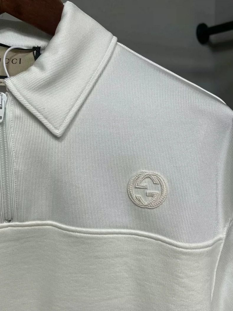 Gucci Gucci Short Sleeve Zip Up Sweatshirt-2506 Size M / US 6-8 / IT 42-44 - 3 Thumbnail