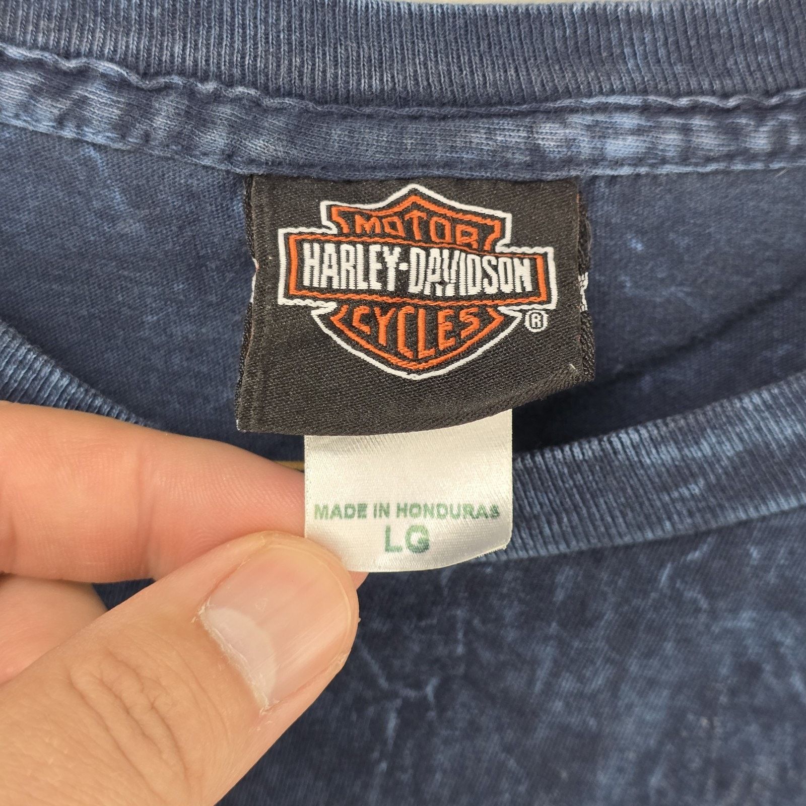 Harley Davidson Harley Davidson Shirt Large Yuma Arizona Y2K 2009 Acid Wash Size US L / EU 52-54 / 3 - 4 Thumbnail