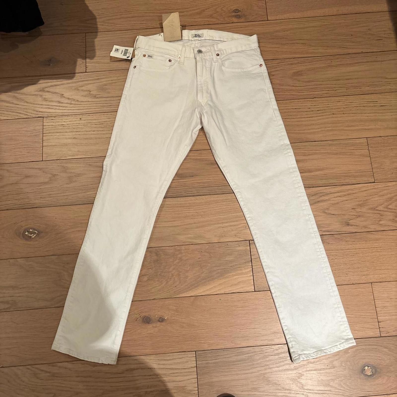 Polo Ralph Lauren White Polo jeans brand new Size US 32 / EU 48 - 1 Thumbnail