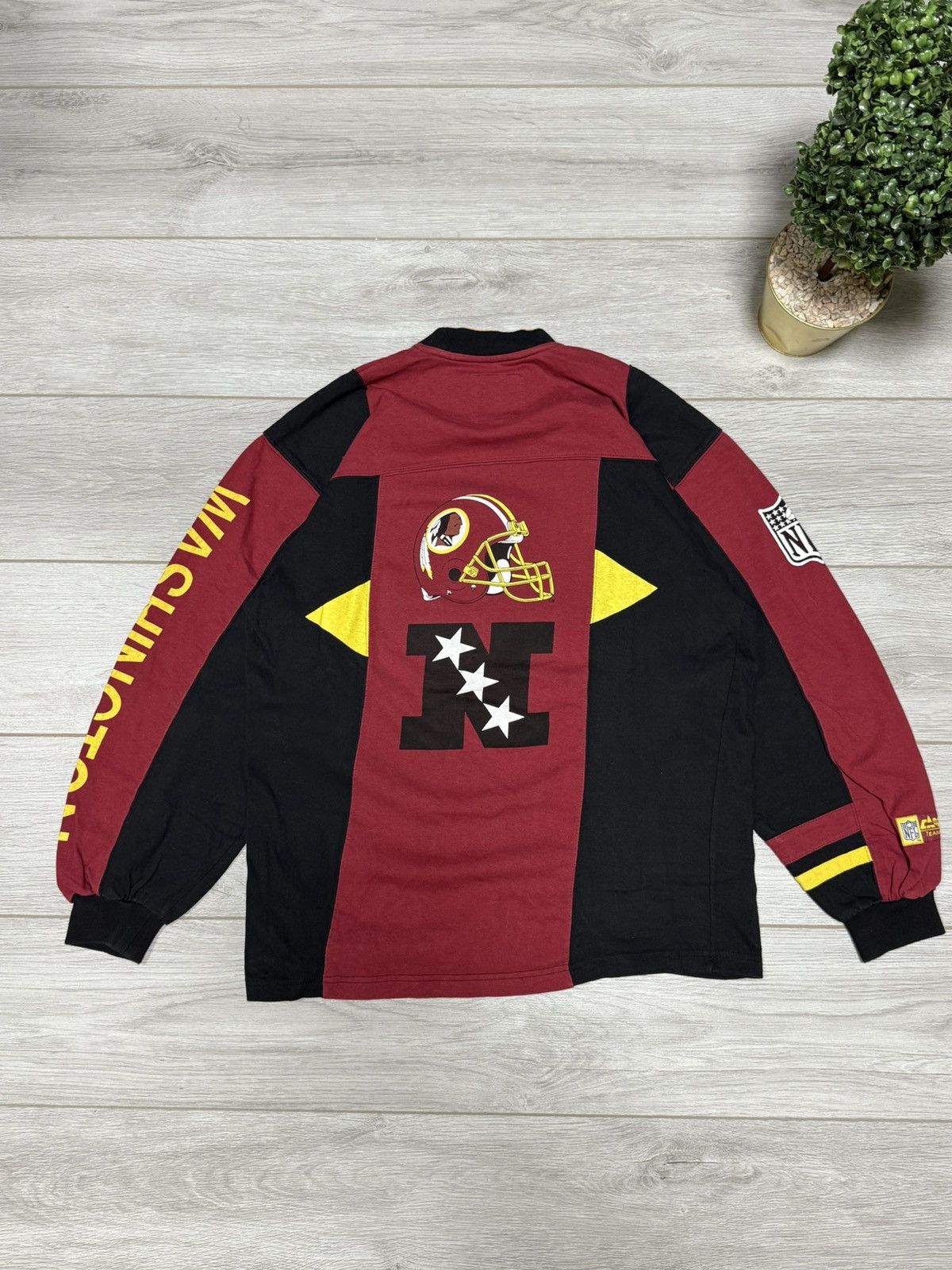NFL NFL red skins Washington sweatshirt vintage Size US M / EU 48-50 / 2 - 2 Thumbnail