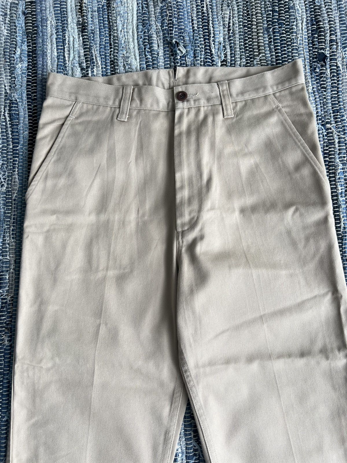 Junya Watanabe FW15 Junya Watanabe Drop Crotch Military Cotton Khakis Pants Size US 34 / EU 50 - 4 Thumbnail