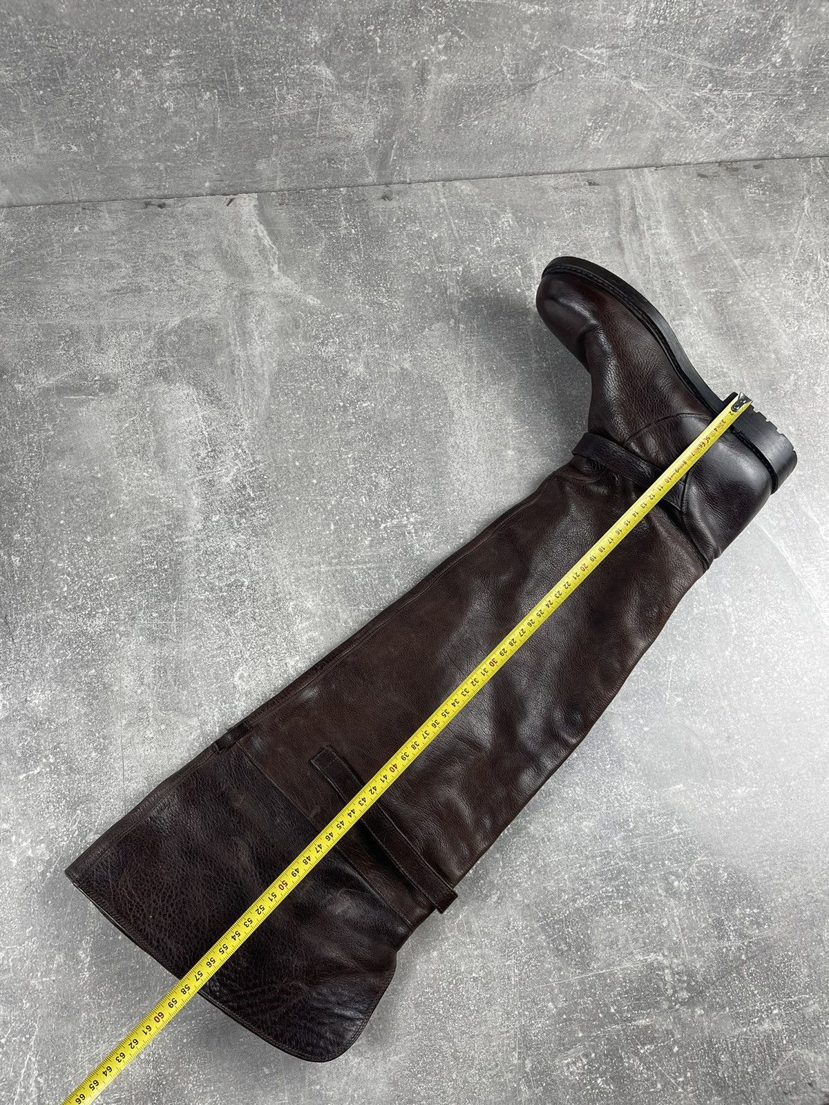 Buttero Buttero Women’s Over The Knee Riding Leather Boots Brown Size US 8 / IT 38 - 10 Thumbnail