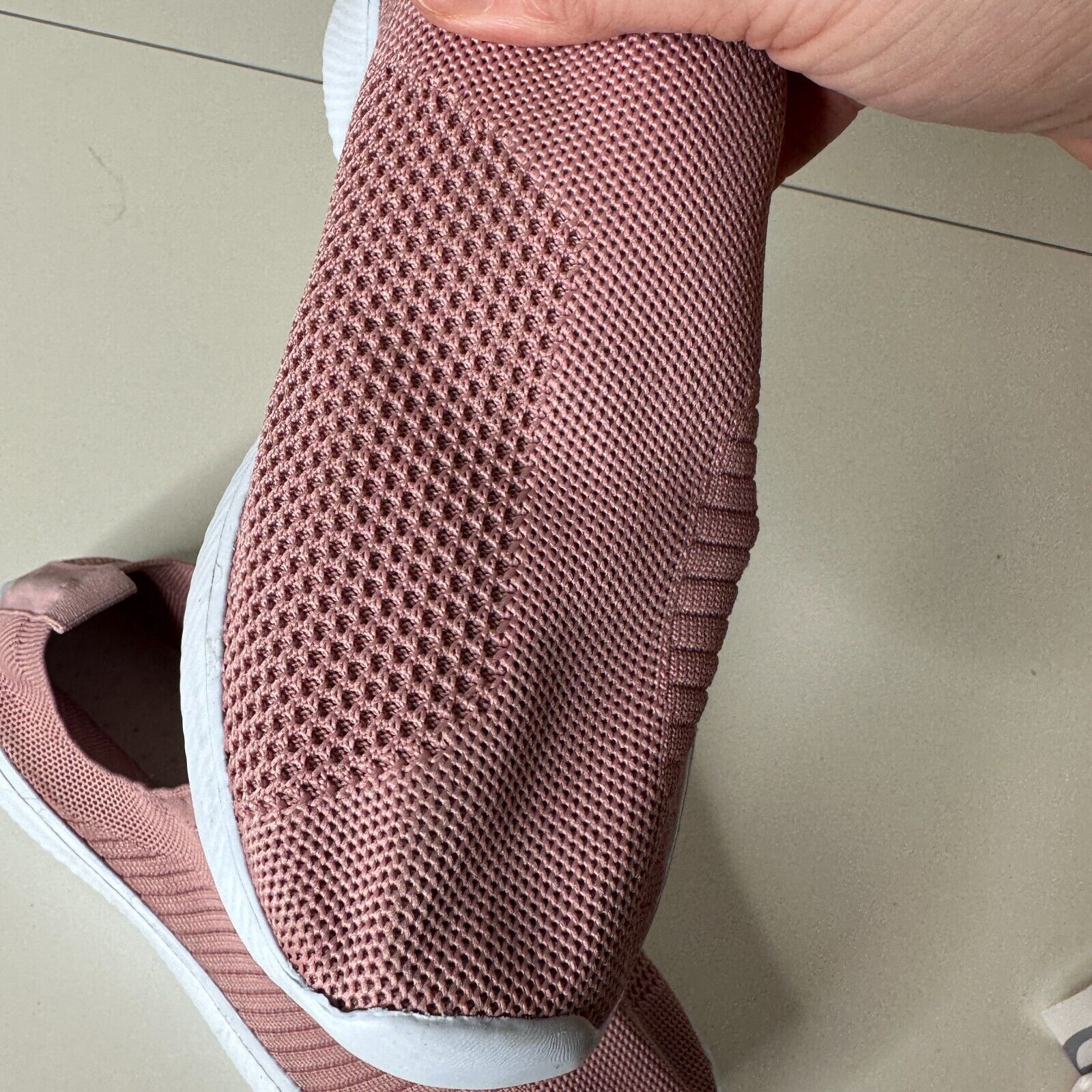 Other Blush Mauve Canvas Weave Square Toe Slip-On Sneakers 7 Size US 7 / IT 37 - 7 Thumbnail