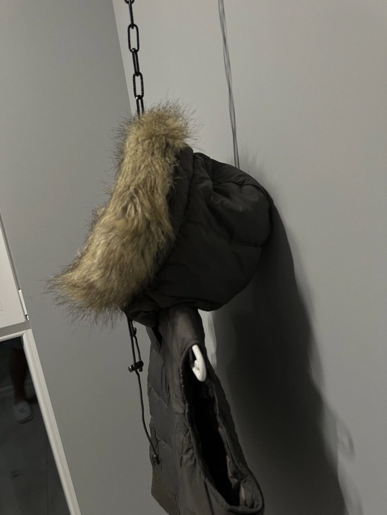 Abercrombie & Fitch VINTAGE JAPANESE DOWN VEST ABERCROMIE & FITCH Y2K FUR HOOD Size L / US 10 / IT 46 - 4 Thumbnail