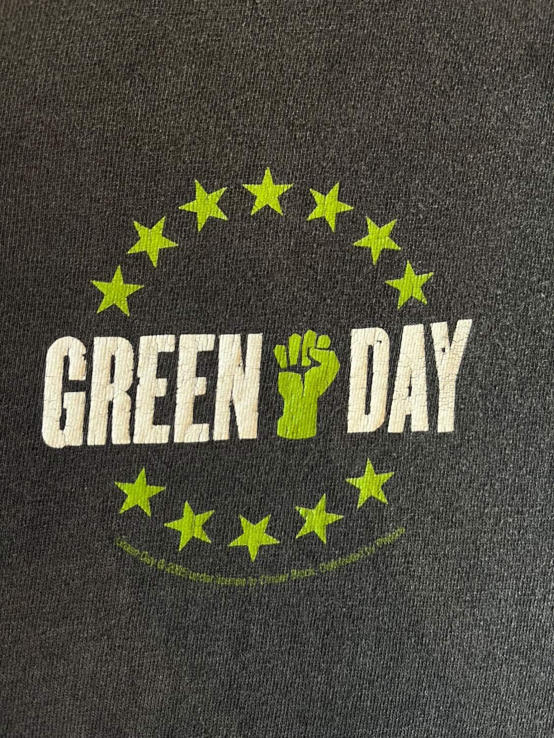 Band Tees Green day 2000's Tennesee River Vintage Size US L / EU 52-54 / 3 - 3 Thumbnail