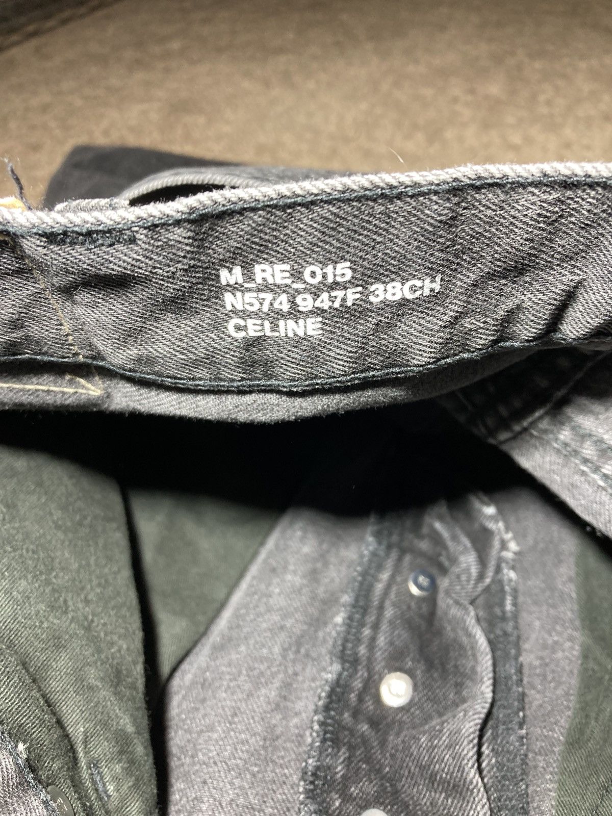Celine SS23 Celine Kurt Jeans Charcoal Relaxed 90s 2023 Size US 27 - 9 Thumbnail