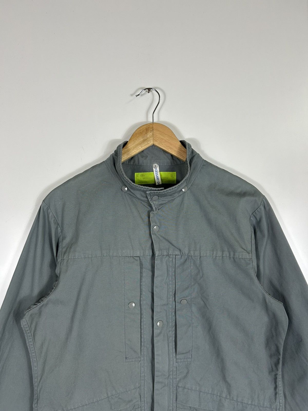 Japanese Brand 🔥Necessary Or Unnecessary Japan Workwear Style Zipper Jacket Size US L / EU 52-54 / 3 - 4 Thumbnail