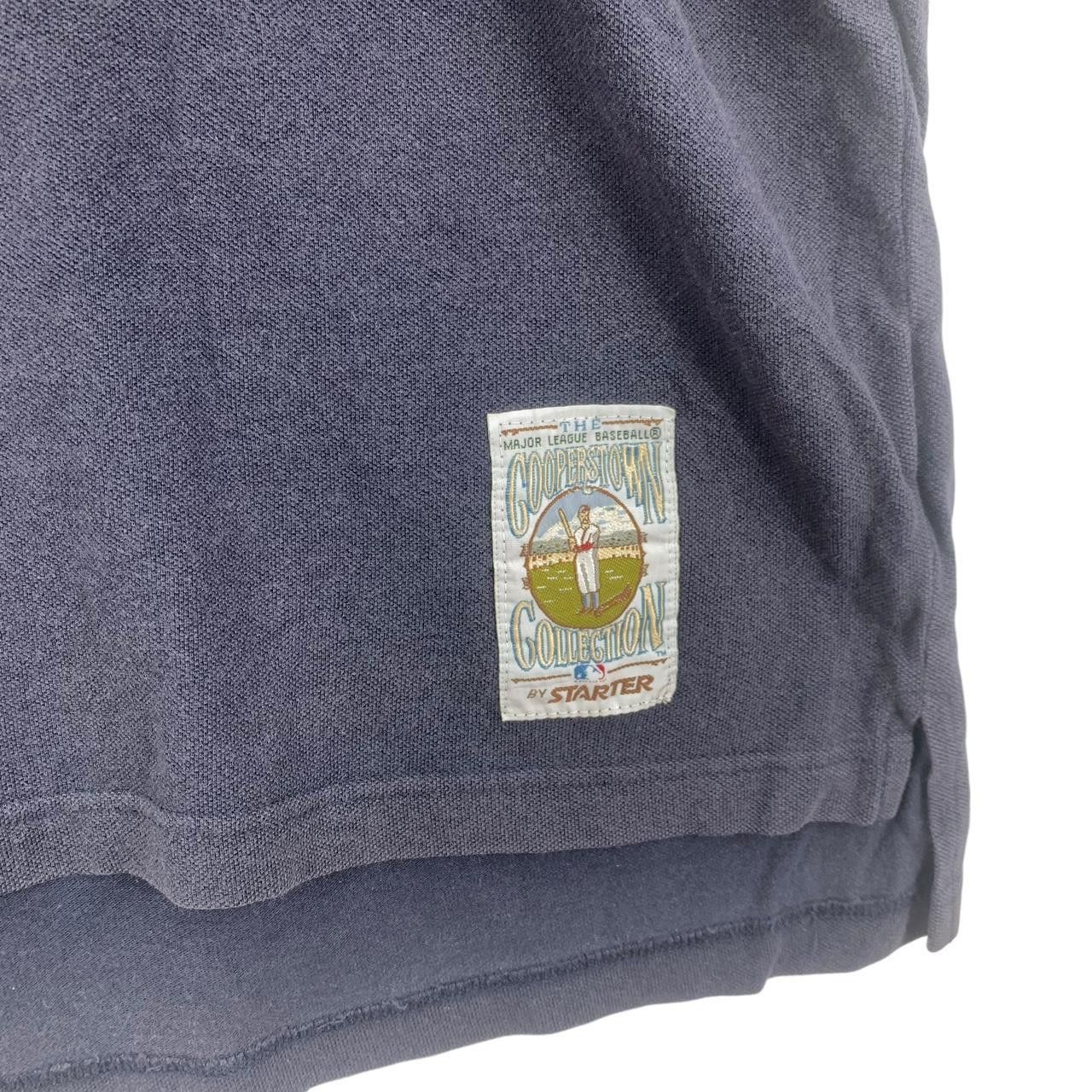 Vintage Vintage MLB COOPERSTOWN Starter Yankees Polo Tee Shirt Size US L / EU 52-54 / 3 - 6 Thumbnail