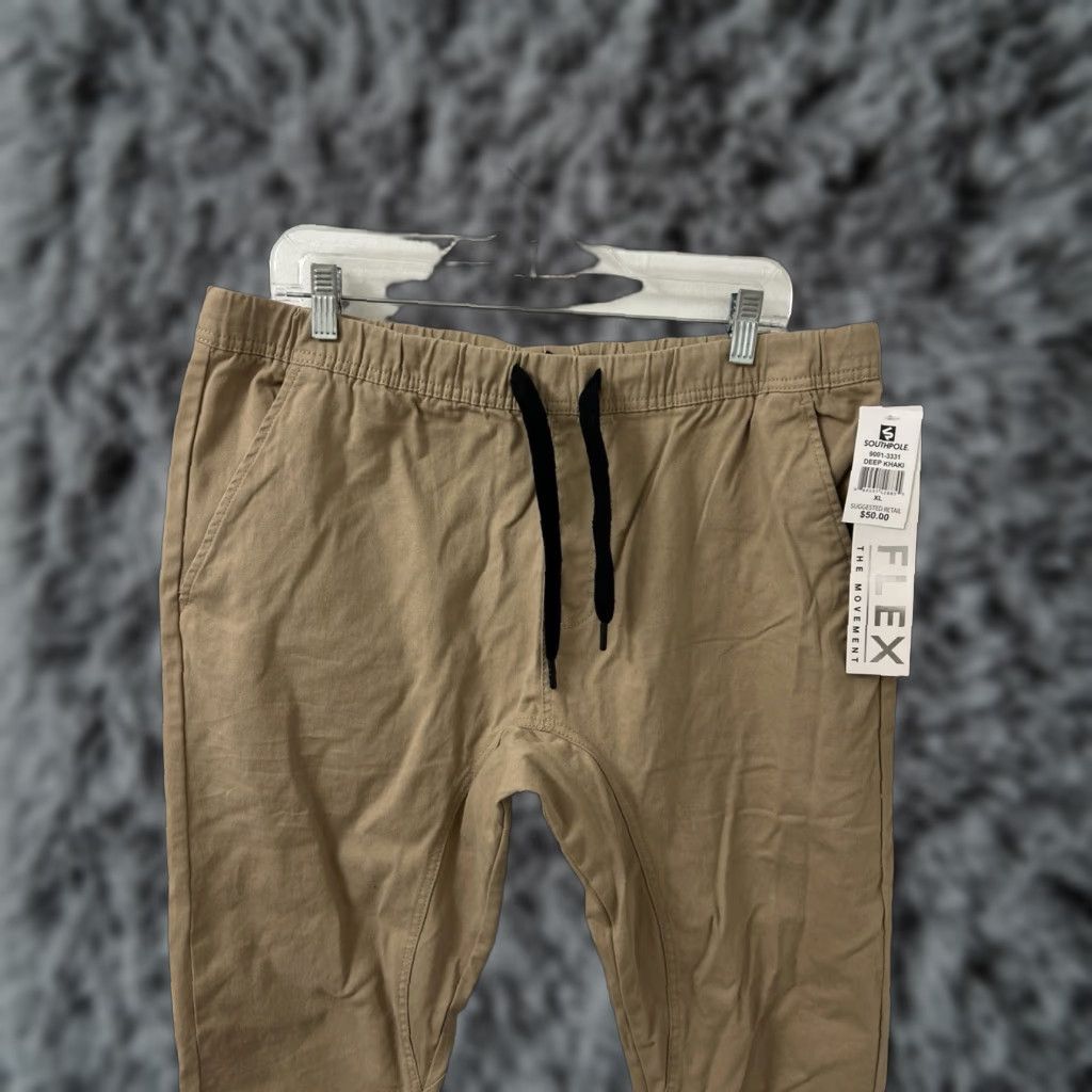 Southpole Southpole Jogger Pants Mens XL Tan Khaki Flex The Movement NWT Size US 36 / EU 52 - 1 Thumbnail
