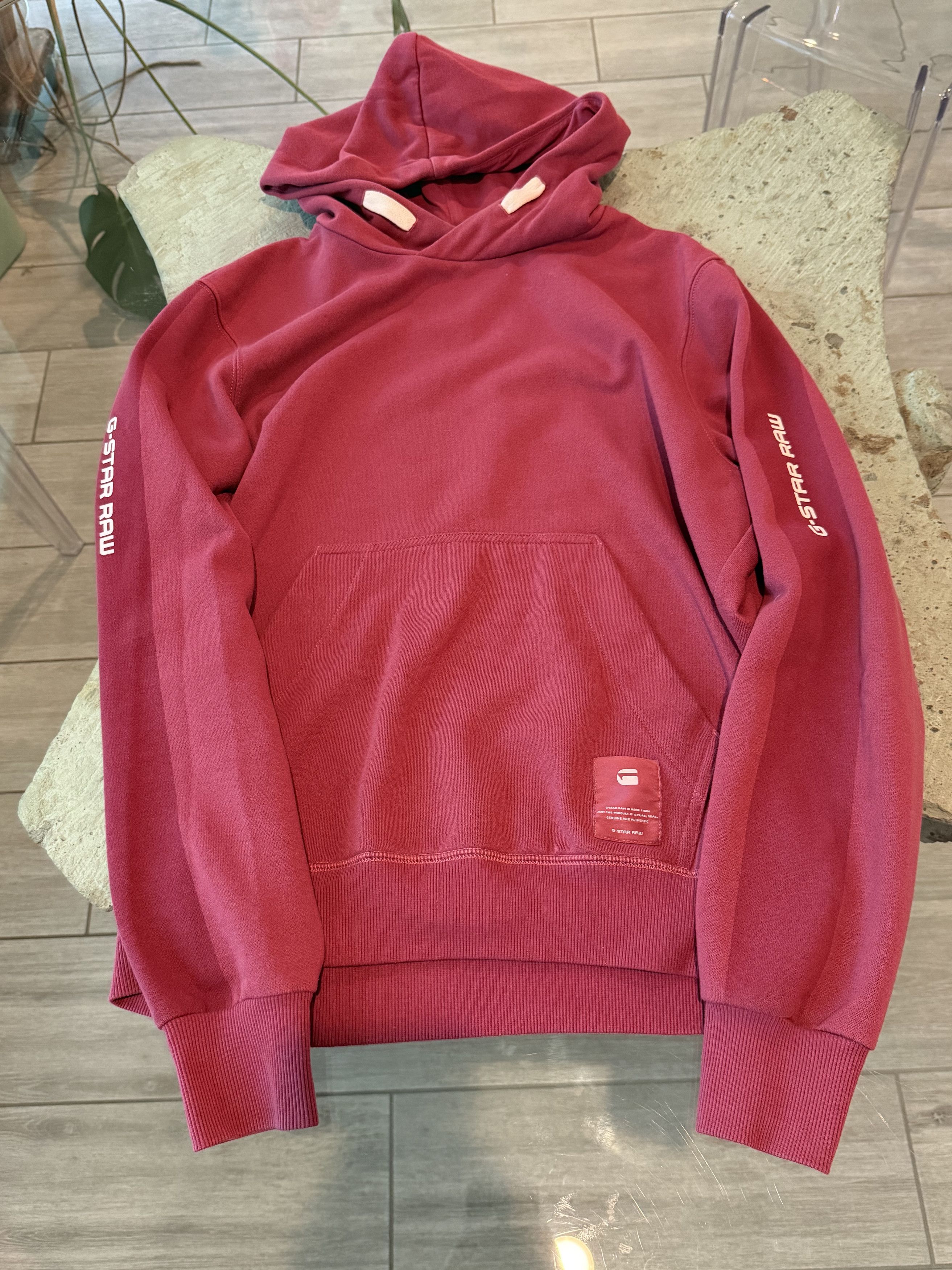 G-Star G-Star Maroon Hoodie Size US L / EU 52-54 / 3 - 8 Thumbnail