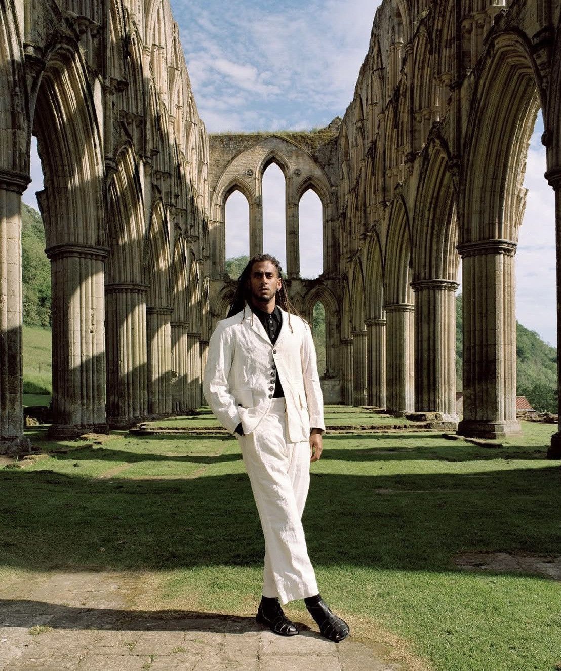 John Alexander Skelton John Alexander Skelton CXI Irish Linen & Cotton Jacket Size 38R - 6 Thumbnail