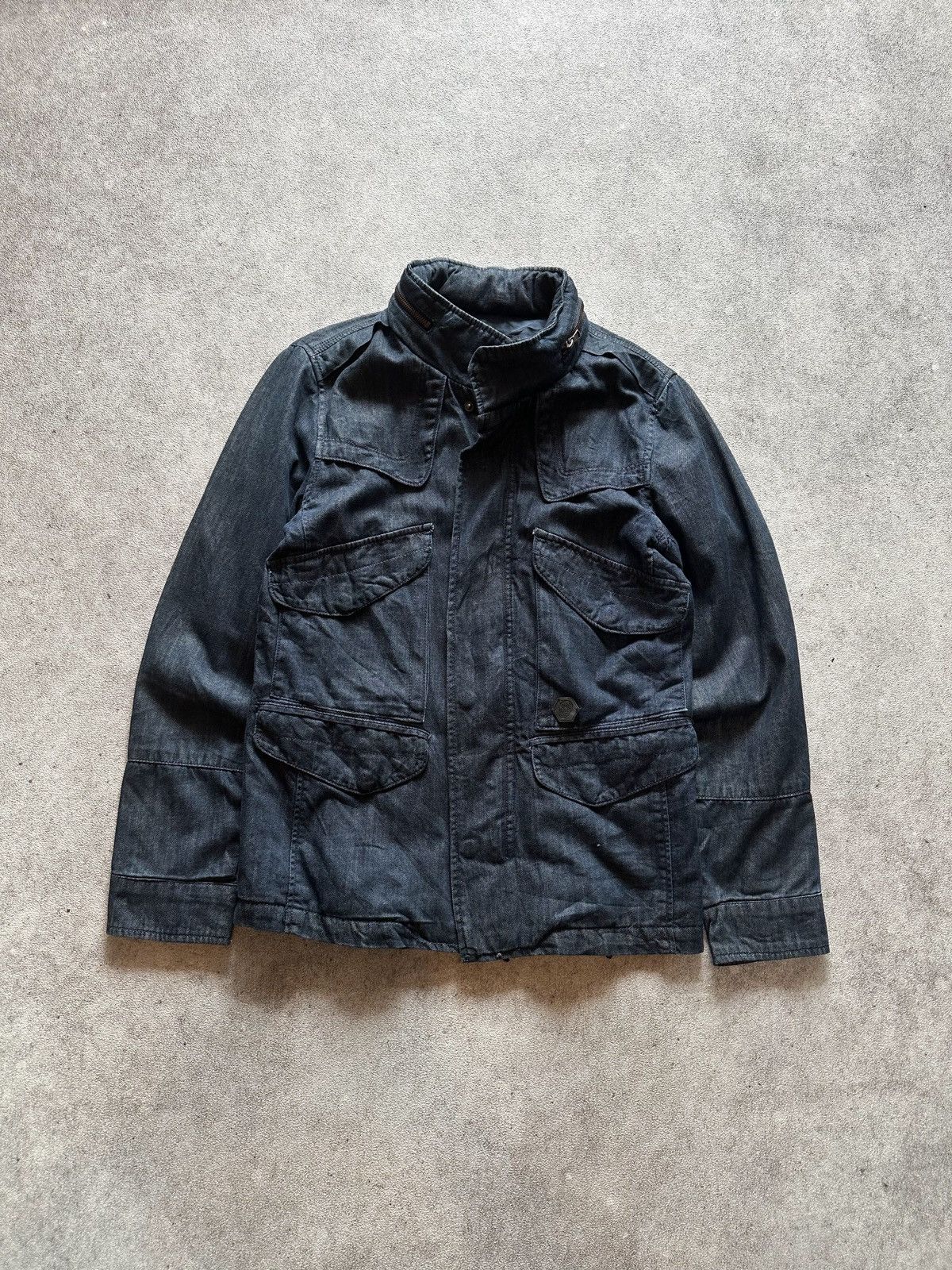 Hysteric Glamour 2000s H&T by Hysteric Glamour M65 Style Denim Jacket Size US M / EU 48-50 / 2 - 1 Thumbnail