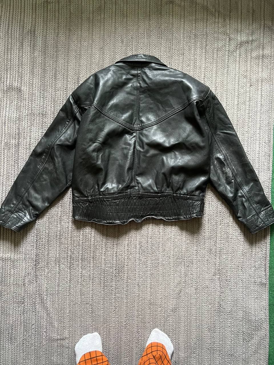 Vintage Vintage Y2K Real Leather Owens Style Opium Cropped Bomber Size US M / EU 48-50 / 2 - 15 Thumbnail