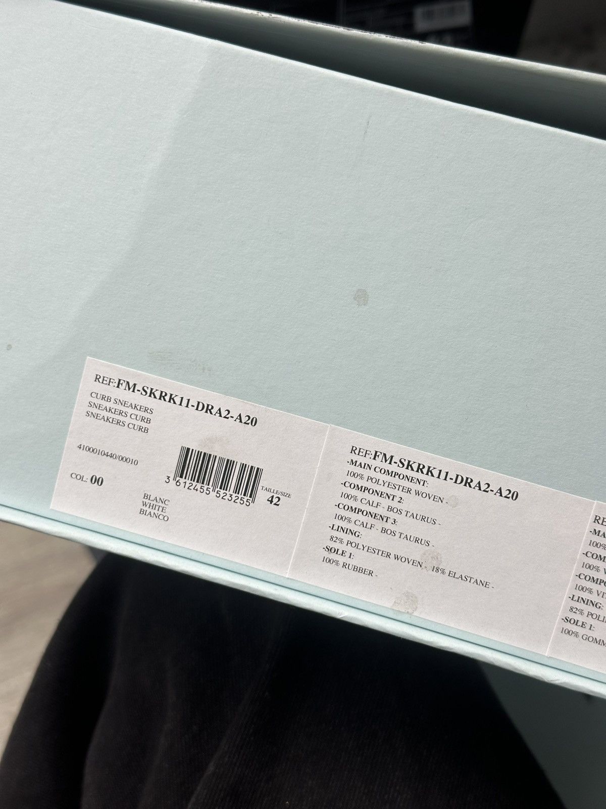 Lanvin Lanvin Curb Sneaker White Size US 9 / EU 42 - 8 Thumbnail