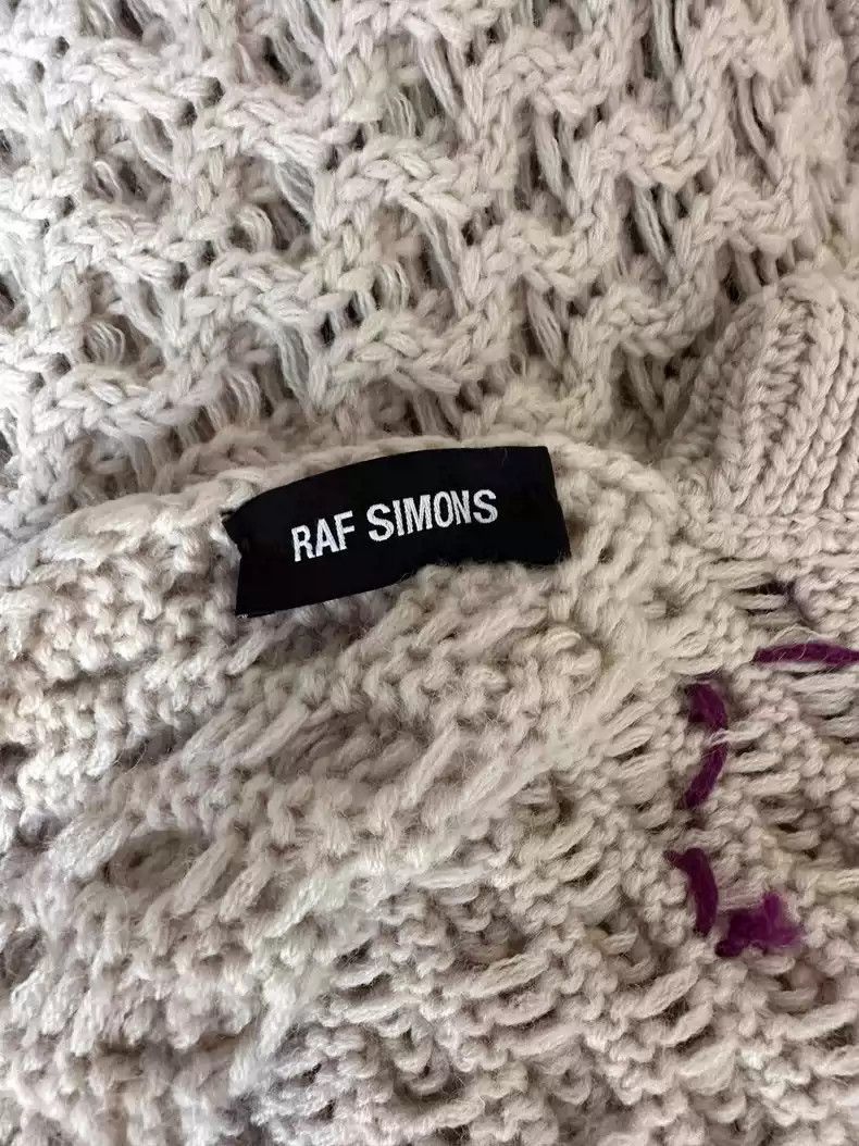 Raf Simons Raf Simons 18AW autumn and winter show scarf sweater Size US L / EU 52-54 / 3 - 3 Thumbnail