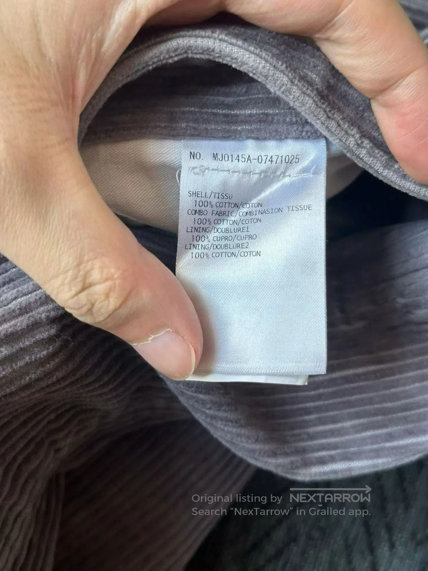 Thom Browne Thom Browne Corduroy Shirt Jacket. Size US S / EU 44-46 / 1 - 5 Thumbnail