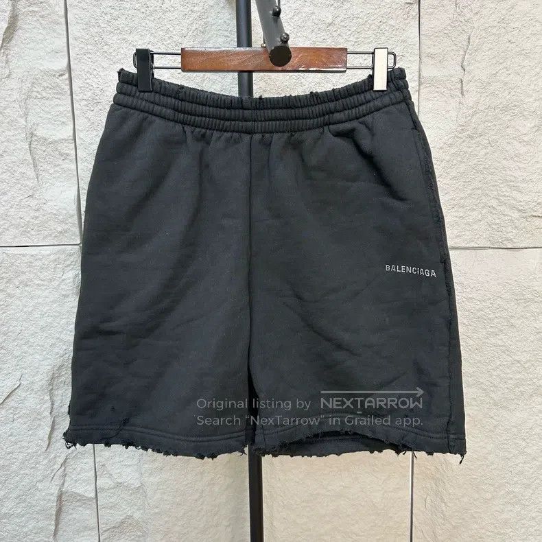 Balenciaga Balenciaga size XS Crystal Logo Destroyed Distressed Embro Size US 27 - 1 Thumbnail