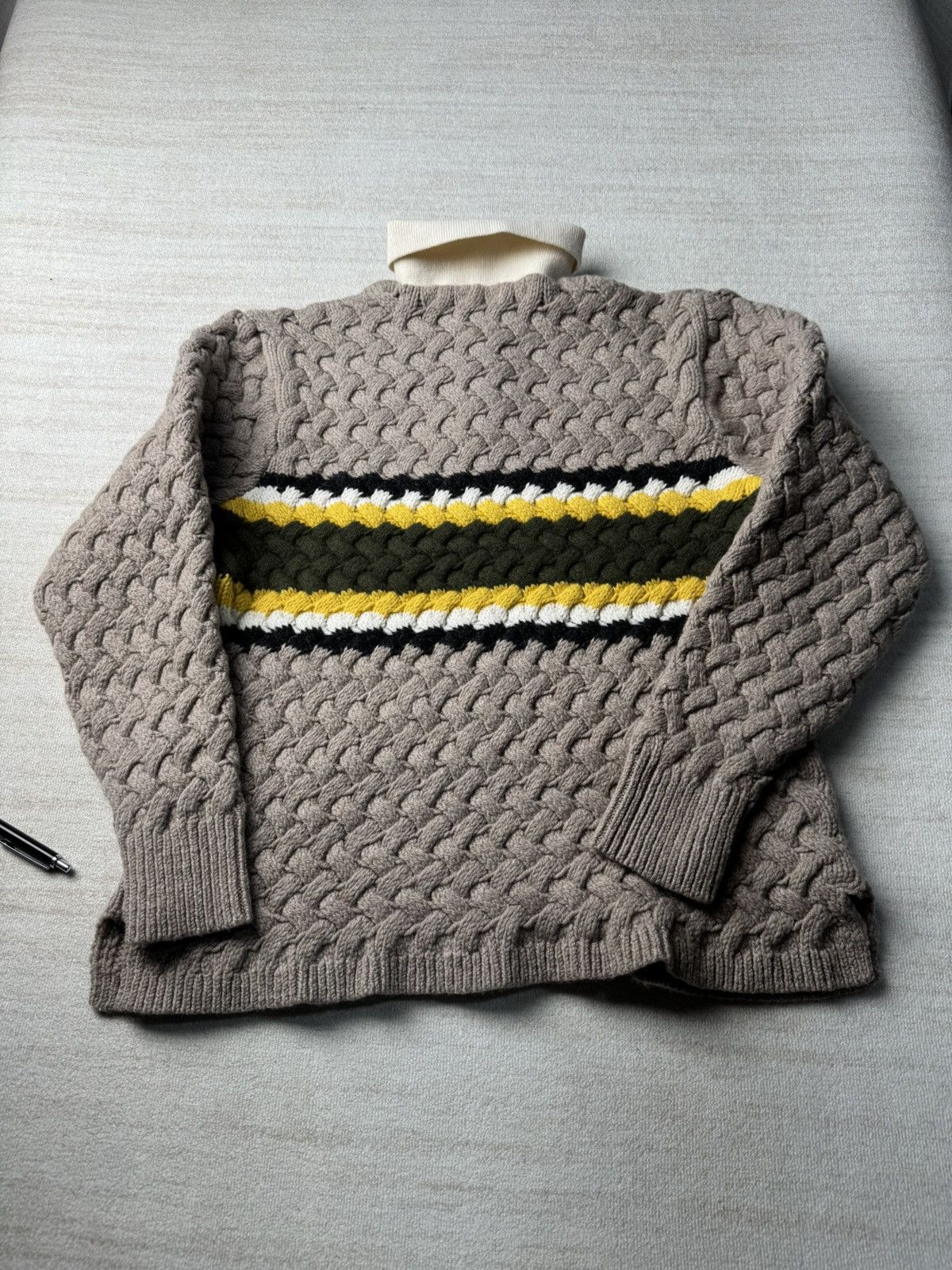 Aime Leon Dore Basketweave Knit Rugby Size US M / EU 48-50 / 2 - 6 Thumbnail
