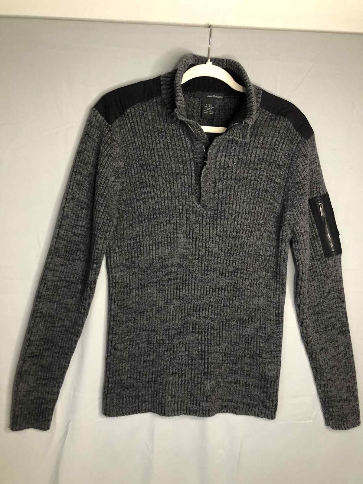 Calvin Klein Calvin Klein Jeans Mens Cable Knit Sweater sz XL Size US XL / EU 56 / 4 - 1 Thumbnail