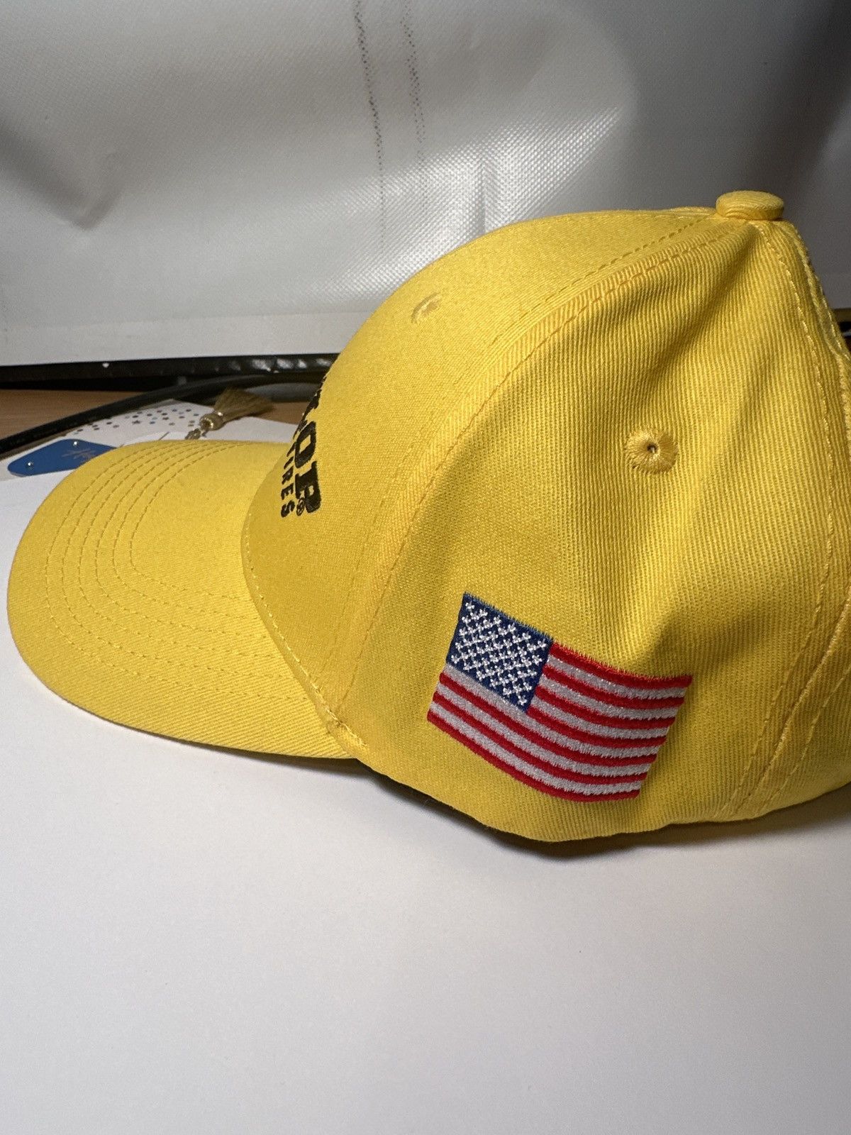 Vintage 🇺🇸🦅 DUNLOP MOTORCYCLE HAT 🦅🇺🇸 Size ONE SIZE - 5 Thumbnail
