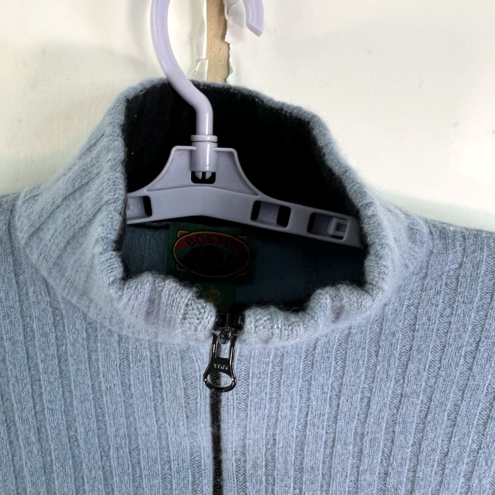 Vintage VINTAGE Boston Traders 100% Lambs Wool Thick Winter Sweater Mens Size L Blue Striped 90s Classic Pullover Long Sleeve Men Size US L / EU 52-54 / 3 - 3 Thumbnail