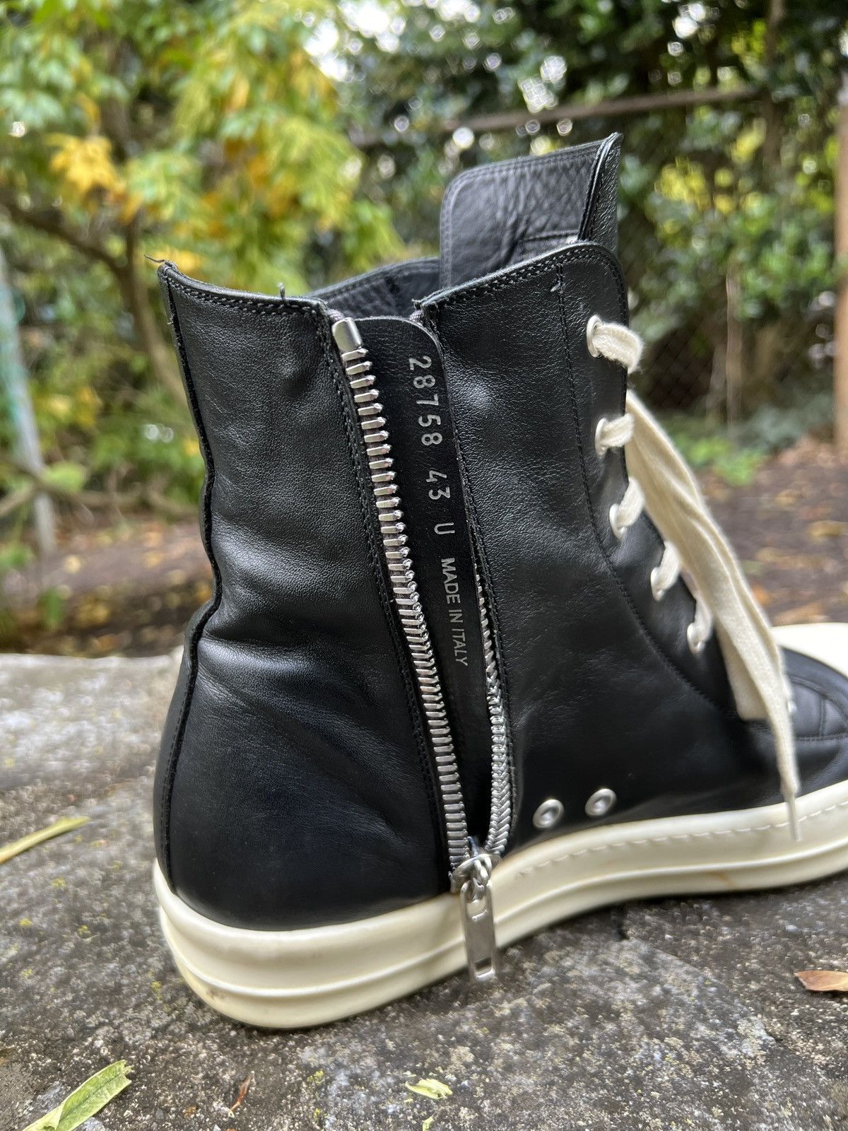 Rick Owens Rick Owens Mainline Leather Ramones (43) | Grailed Rick Owens Rick Owens Mainline Leather Ramones (43) | Grailed