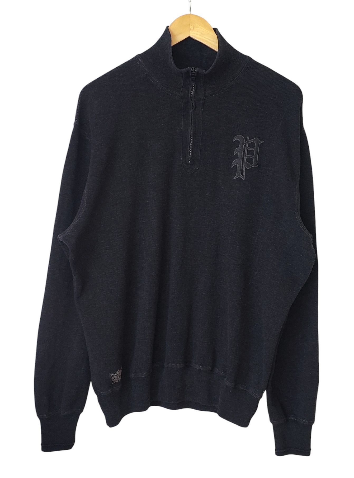 Polo Ralph Lauren × Ralph Lauren Ralph Lauren Polo P Gothic 1/3 Zip Sweatshirt Size US L / EU 52-54 / 3 - 1 Thumbnail