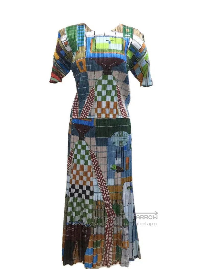 Issey Miyake Issey Miyake Green Dress Size M / US 6-8 / IT 42-44 - 1 Thumbnail