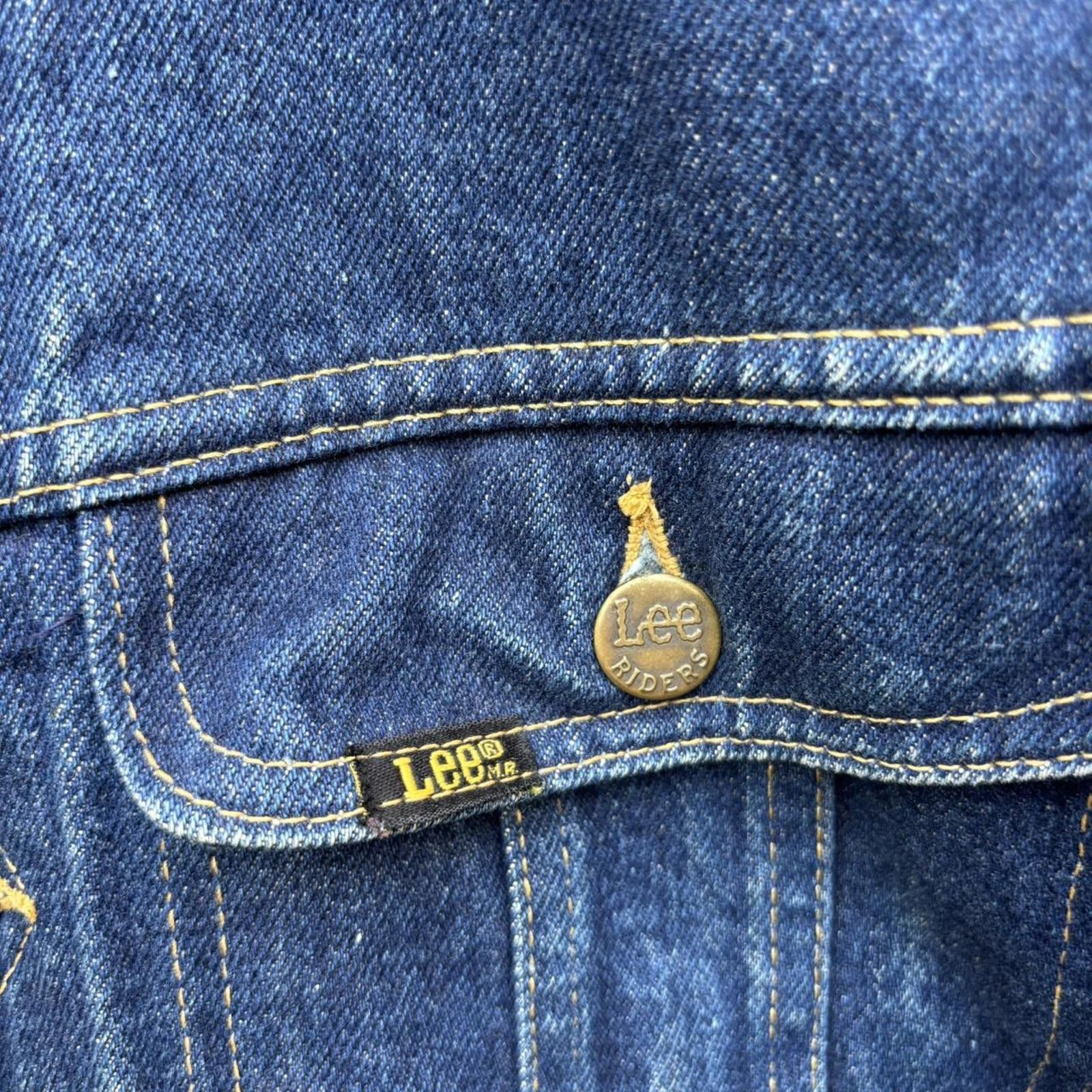 Lee vintage lee rider denim jacket 70s/80s USA 40 long S/M Size US S / EU 44-46 / 1 - 7 Thumbnail