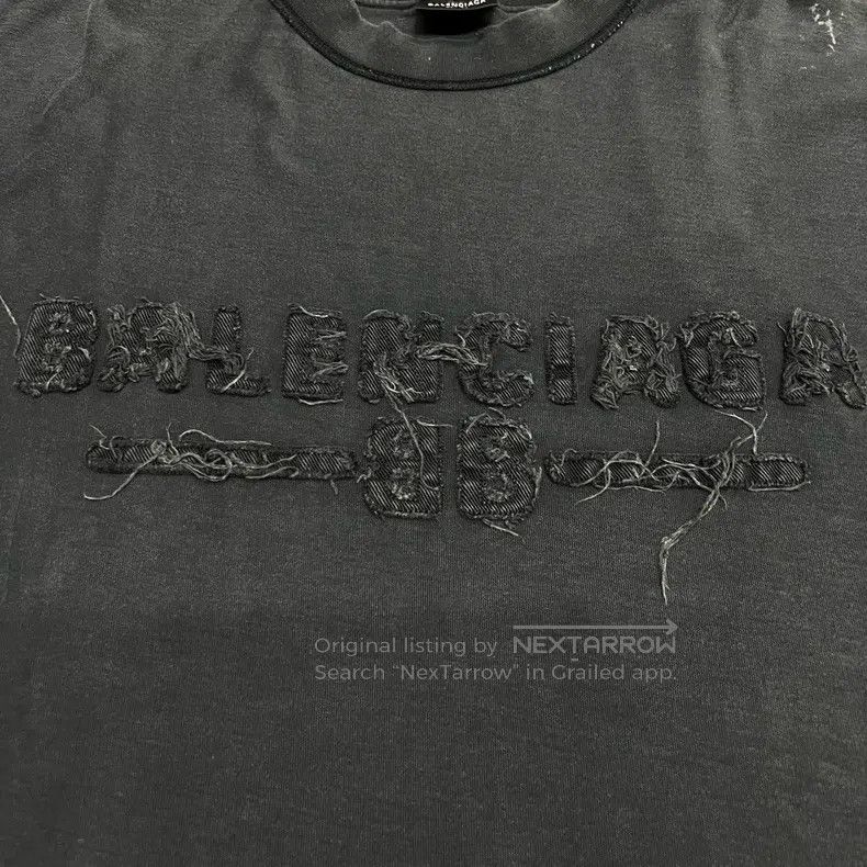 Balenciaga Balenciaga Distressed Destroyed Short Sleeve Size US M / EU 48-50 / 2 - 3 Thumbnail