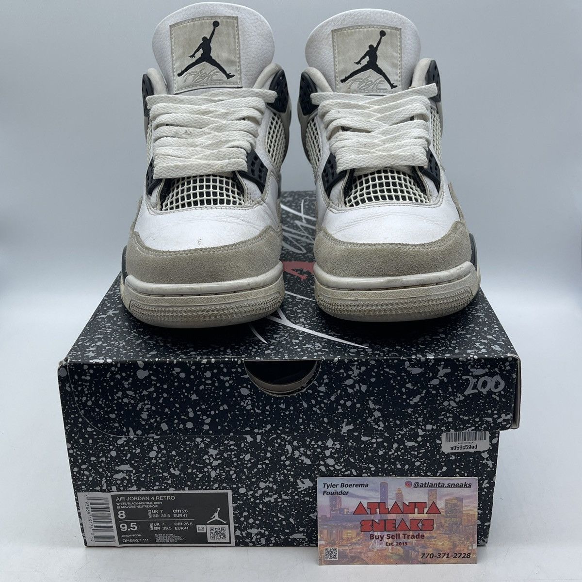 Jordan Brand Air Jordan 4 military black Size US 8 / EU 41 - 2 Thumbnail