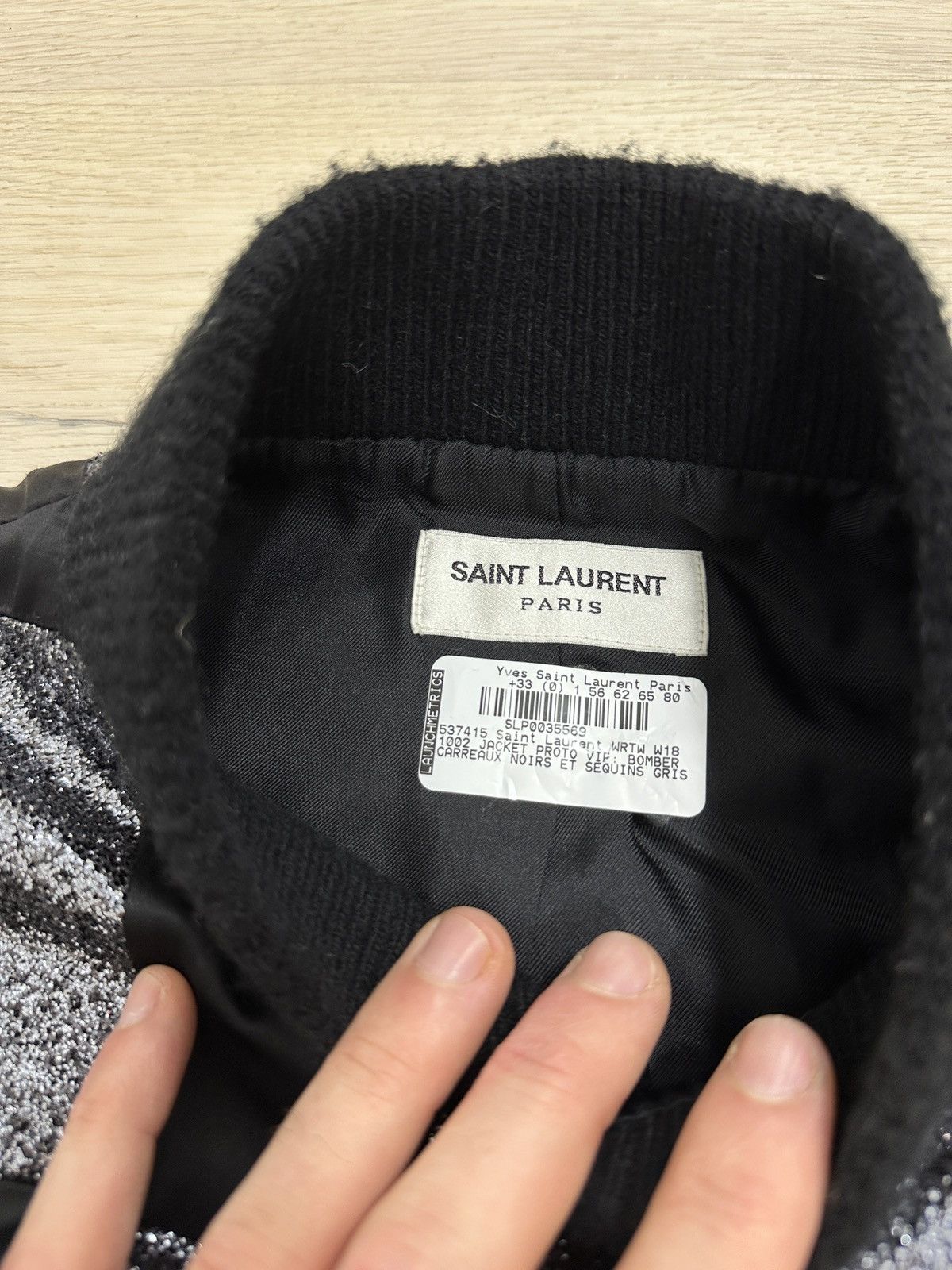 Saint Laurent Paris Saint laurent glitter prototype bomber Size US S / EU 44-46 / 1 - 5 Thumbnail