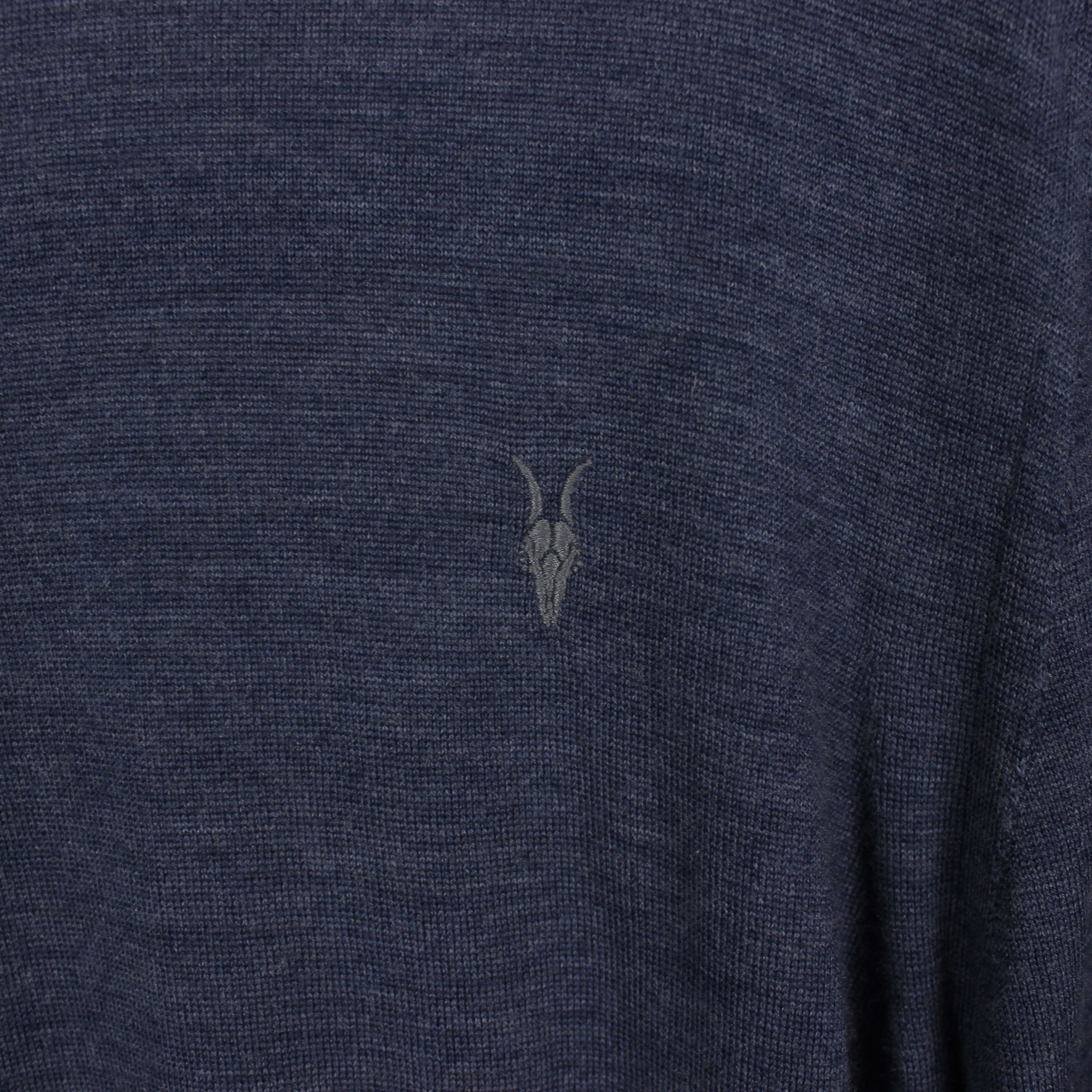 Allsaints Allsaints sweater merino wool L XL wool blue light Size US L / EU 52-54 / 3 - 5 Thumbnail