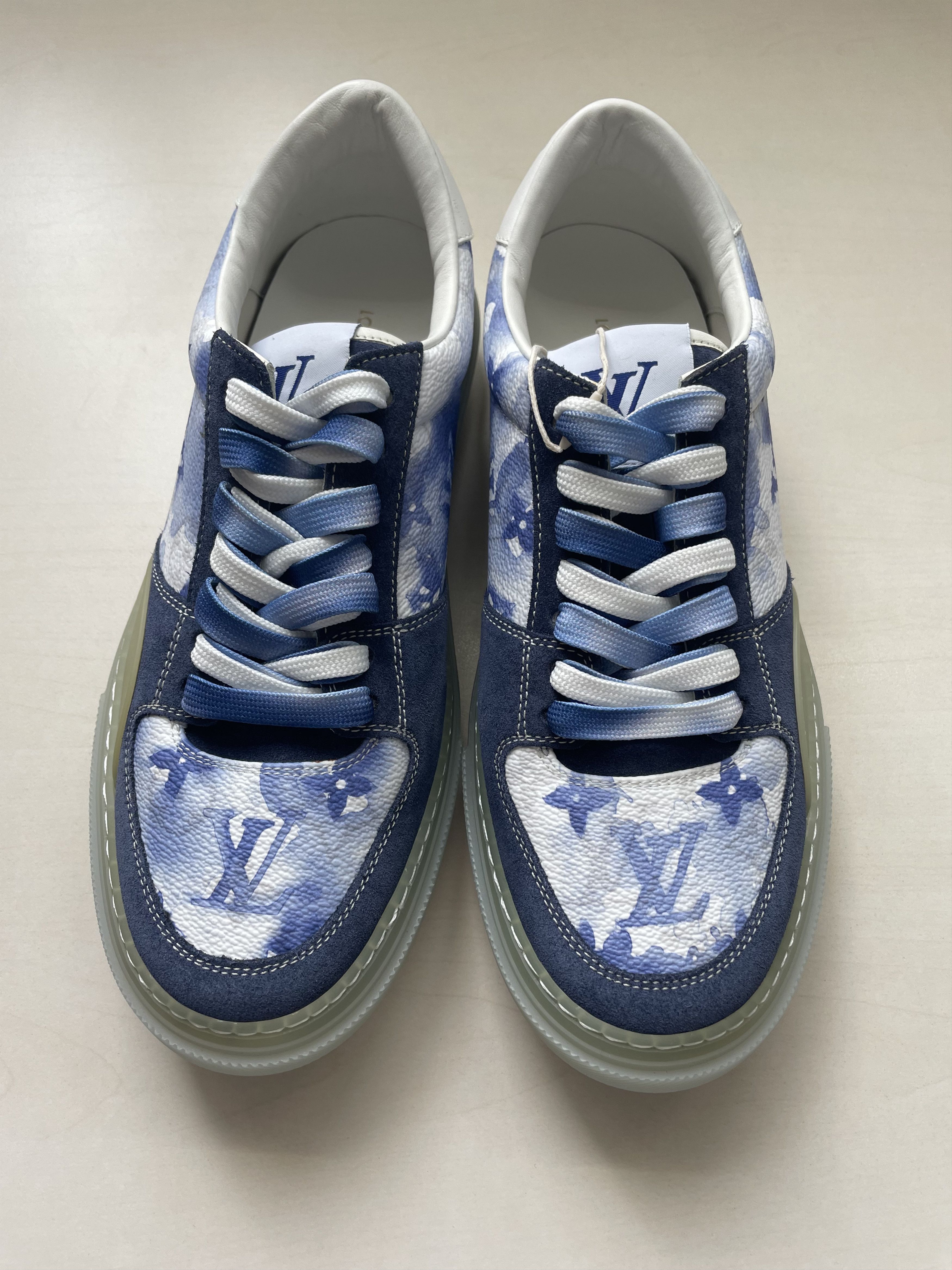 Louis Vuitton Louis Vuitton Ollie Watercolor Monogram Sneakers Size US 5 / IT 35 - 8 Thumbnail