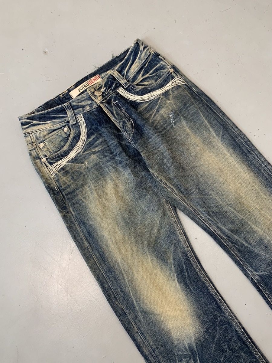 Japanese Brand Vintage Evisu inspired denim Size US 30 / EU 46 - 9 Thumbnail