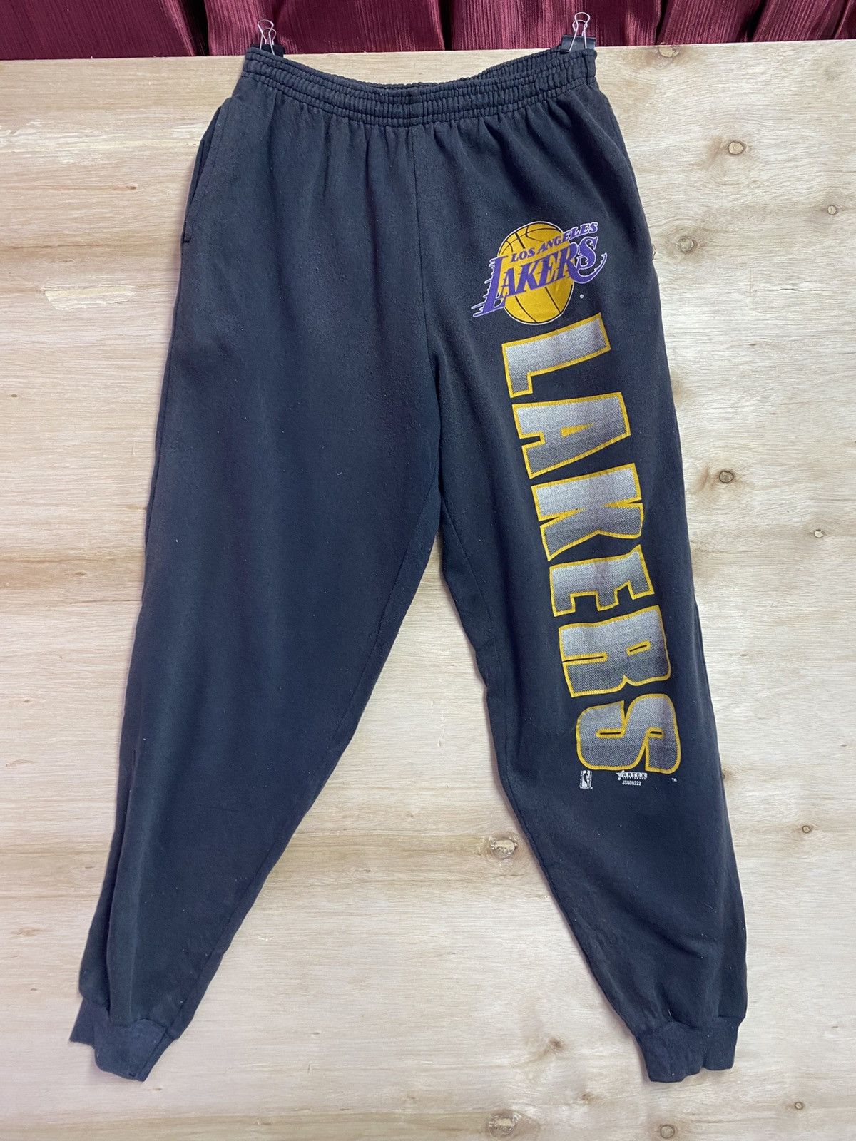 Other Vintage LA LAKERS jogger pants Size US 33 - 1 Thumbnail