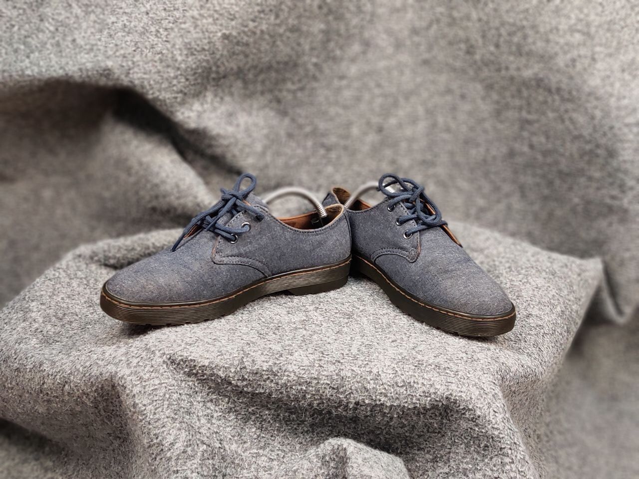 Dr. Martens Dr. Martens Delray Canvas Dark Classic Shoes Oxford Boots Size US 6.5 / EU 39-40 - 10 Thumbnail