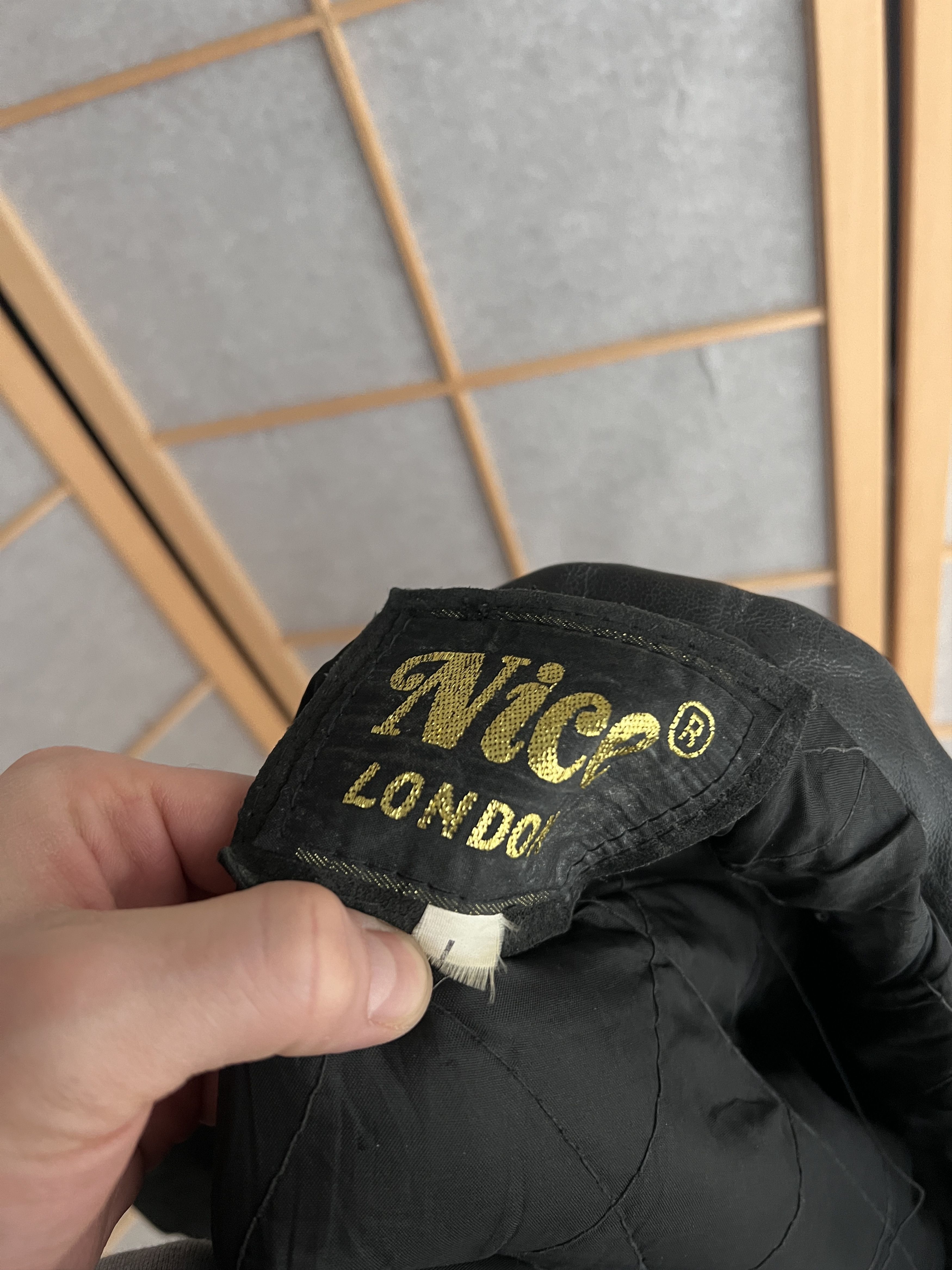 Other CRAZY Cowboy core vintage 90s cropped leather jacket bomber Size US L / EU 52-54 / 3 - 19 Thumbnail