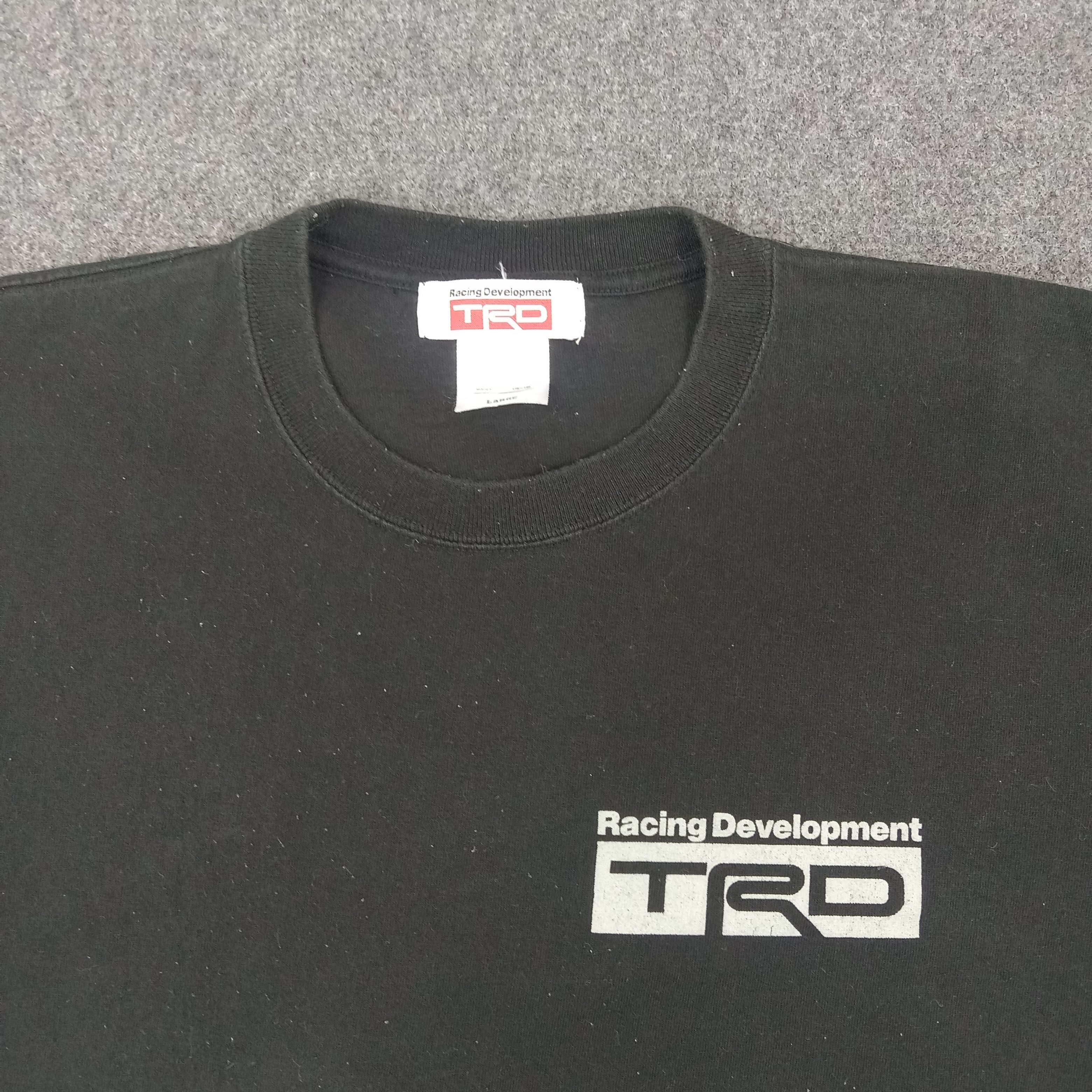 Japanese Brand × Vintage TRD Racing Development Japanese Toyota Team Tshirt Size US M / EU 48-50 / 2 - 4 Thumbnail