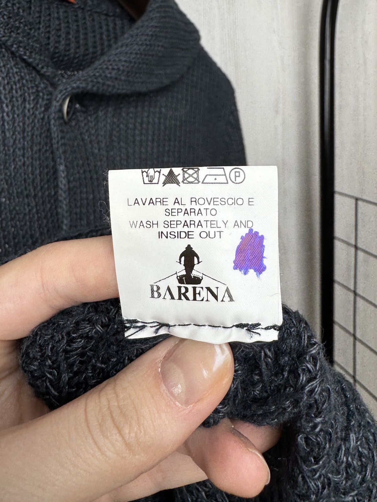 Barena Venezia Barena Venezia grey linen chain style cardigan blazer Size US XL / EU 56 / 4 - 12 Thumbnail