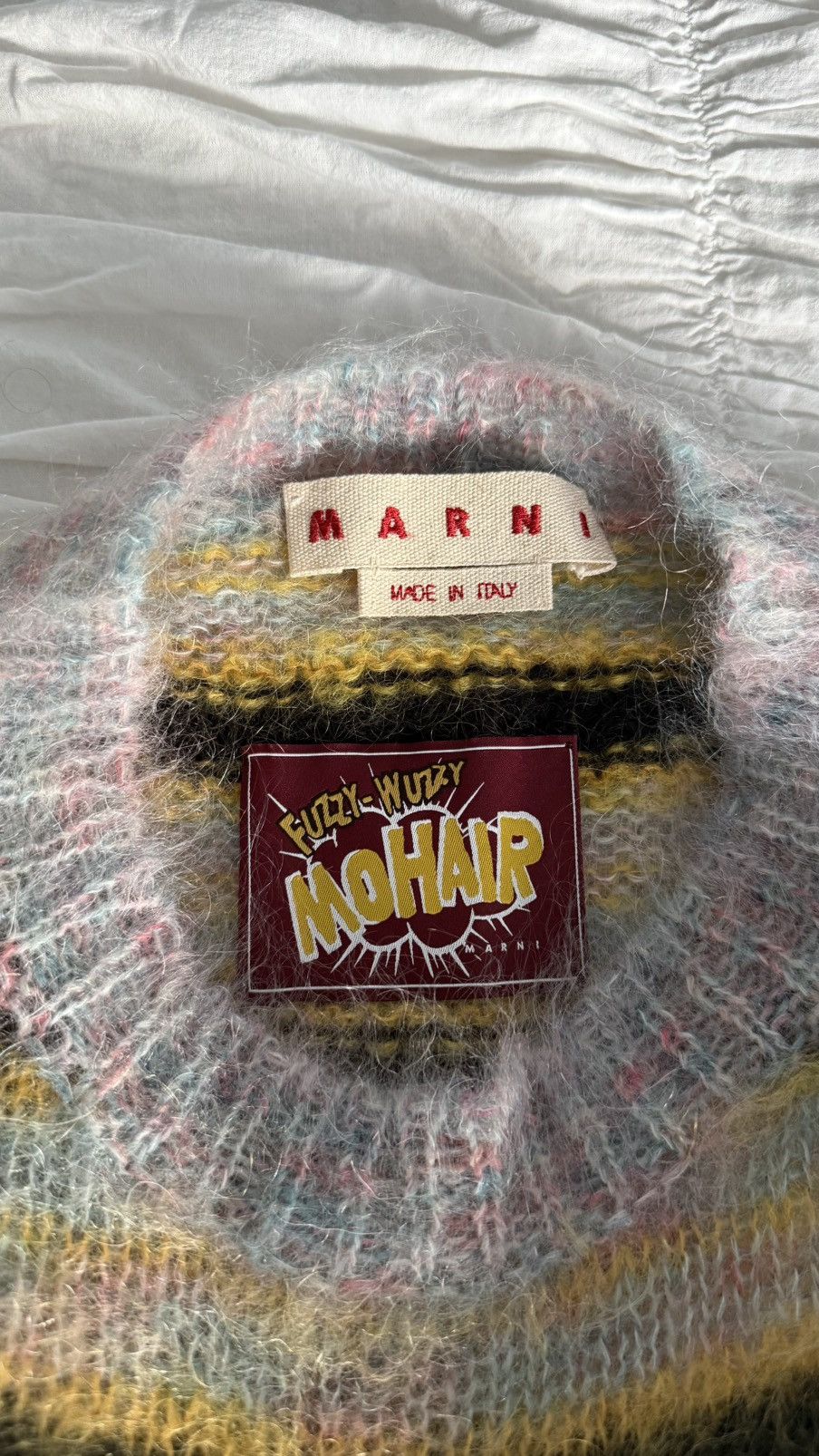 Marni Marni Striped Mohair Sweater Size US L / EU 52-54 / 3 - 6 Thumbnail
