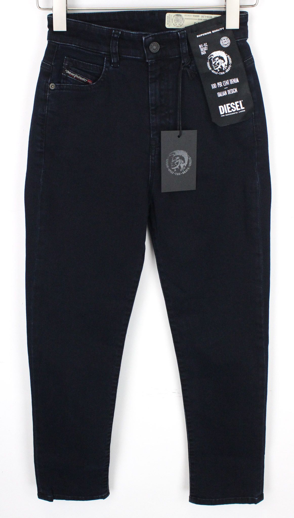 Diesel D-EISELLE 069GL W24/L30 Black High Rise Jeans 71076 Size 24" / US 00 / IT 34 - 1 Thumbnail