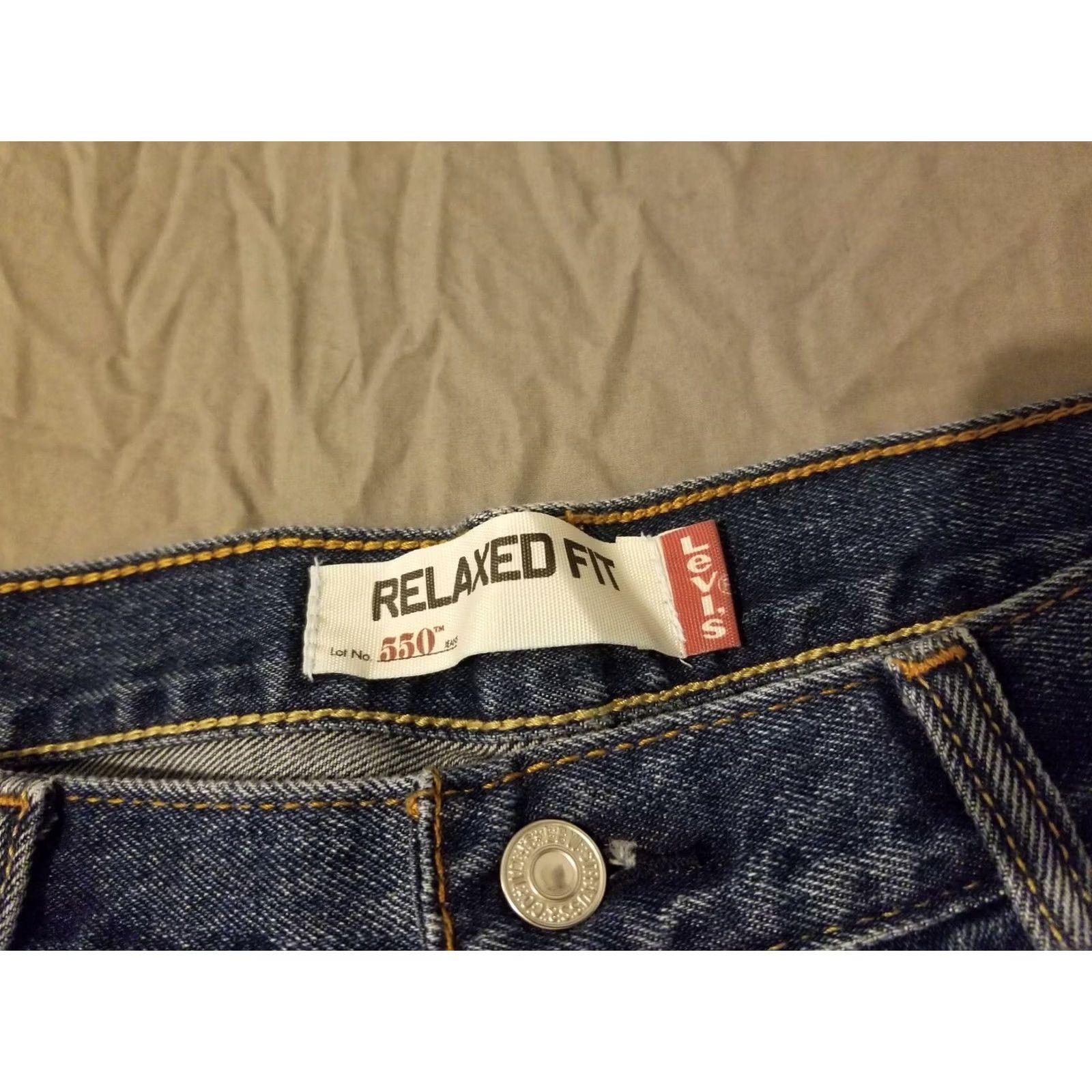 Levi's Levi's Jeans Mens 36x29 Relaxed Straight Denim Cotton Pants Blue Size US 36 / EU 52 - 6 Thumbnail