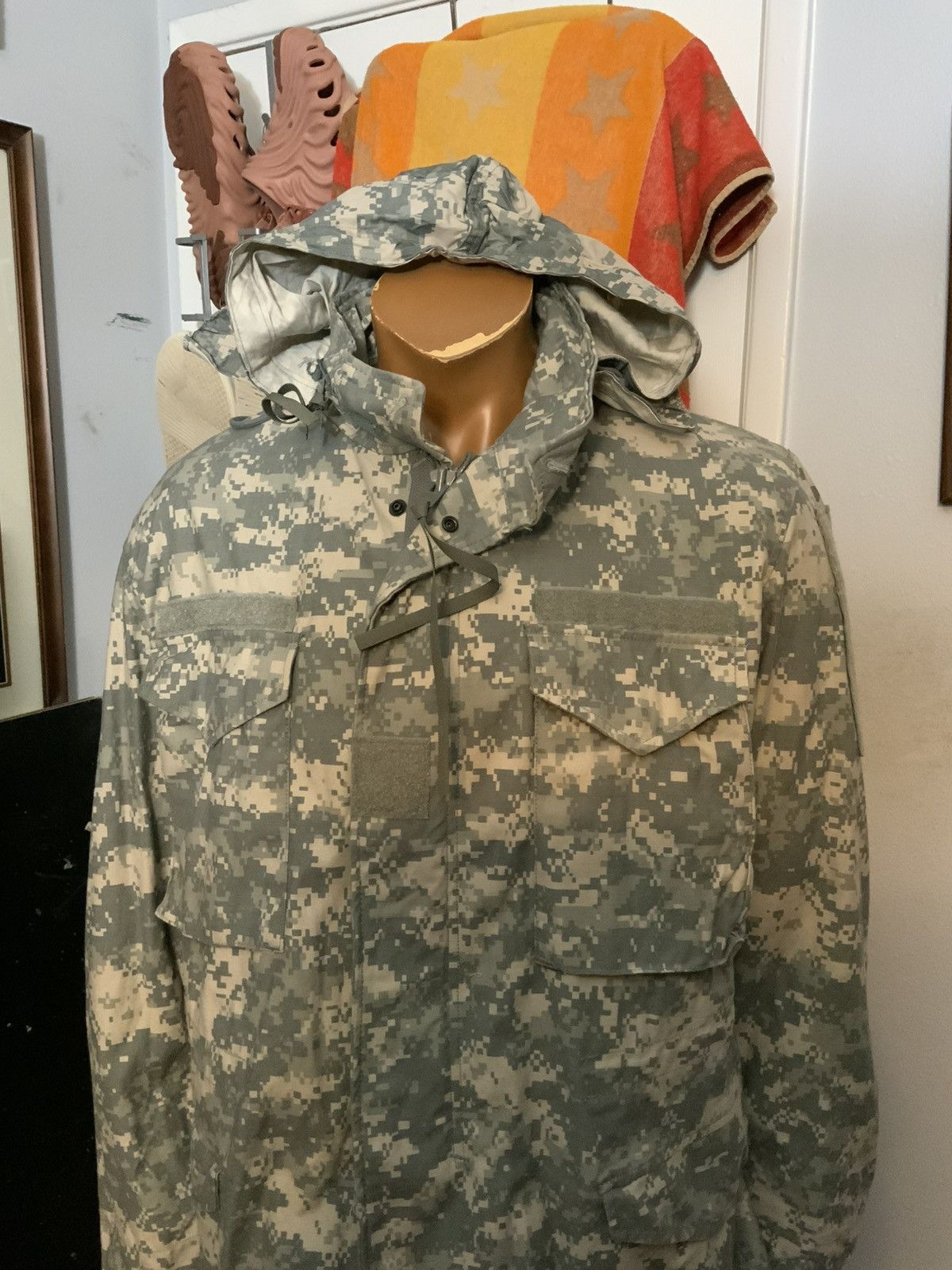 Other Golden US Army Military Digital Camo Field Utility Jacket Size US L / EU 52-54 / 3 - 10 Thumbnail